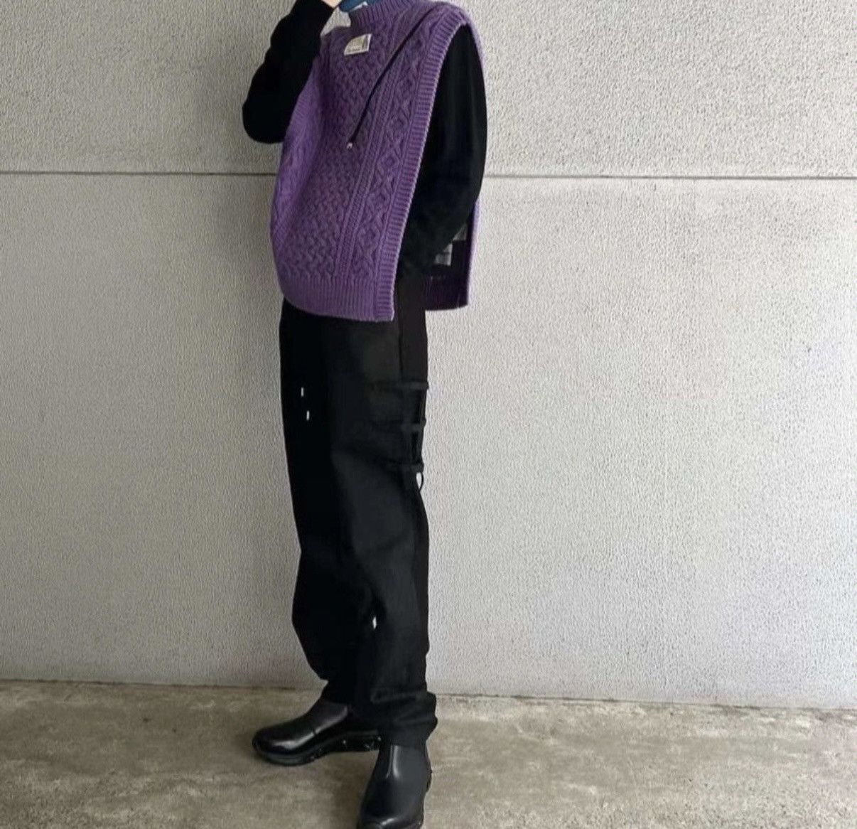 Takahiromiyashita The Soloist. TAKAHIROMIYASHITA THE SOLOIST Takahiro Miyashita Knit Vest Size US L / EU 52-54 / 3 - 6 Thumbnail