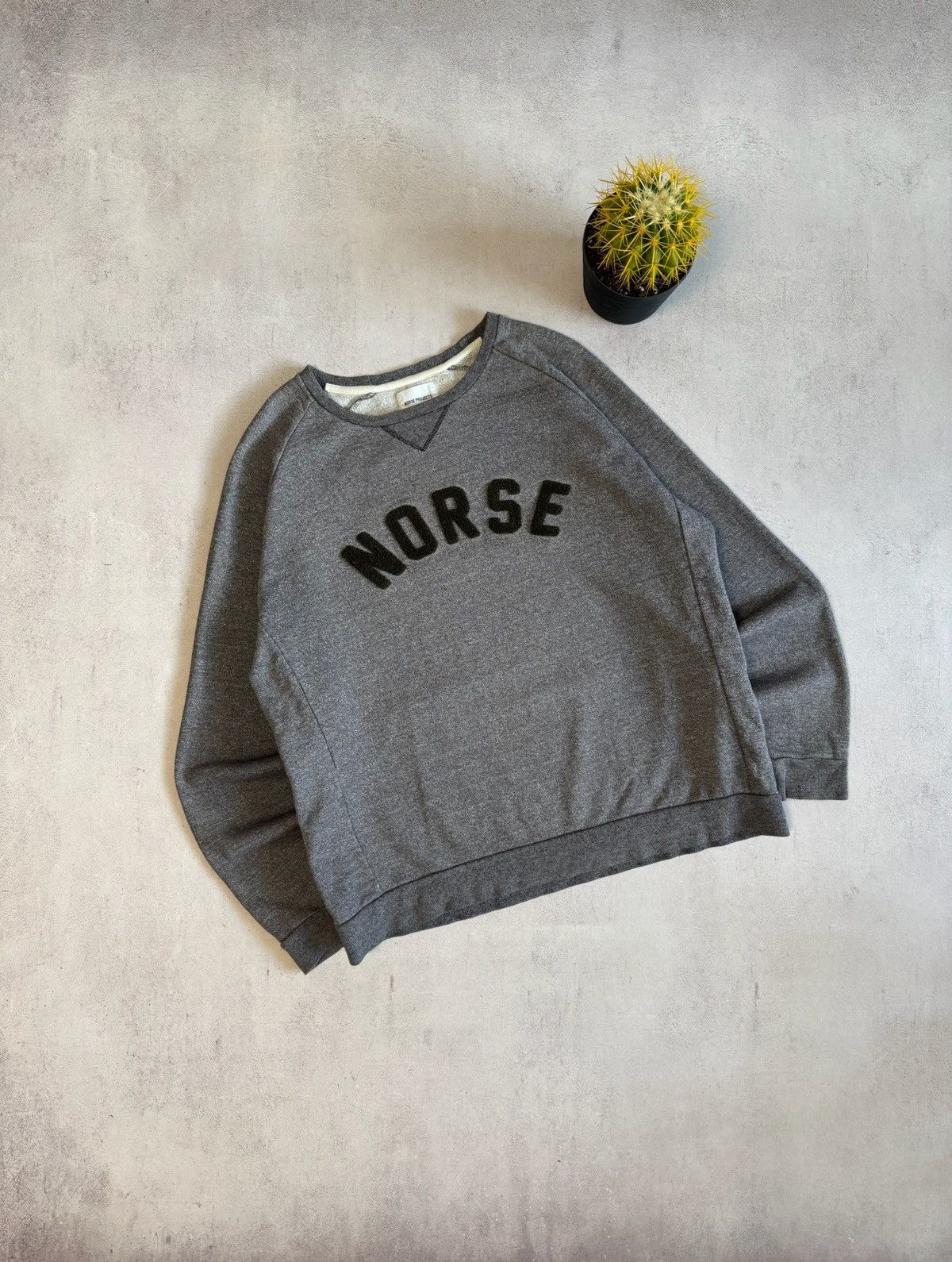 Norse Projects Norse Projects Sweatshirt Embroidered Big Logo Baggy Japanes Size US L / EU 52-54 / 3 - 1 Thumbnail