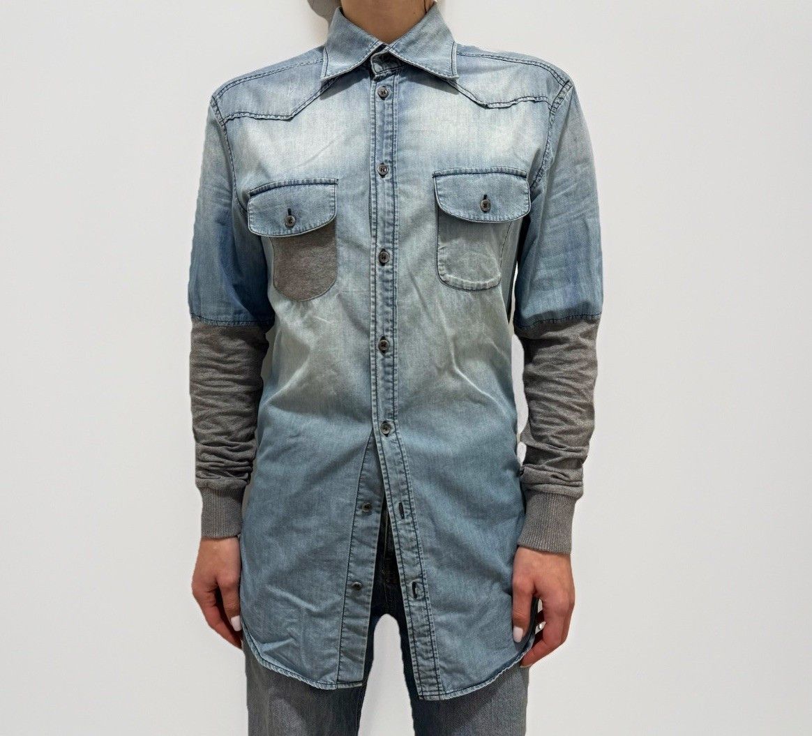 DDP D&G Dolce&Gabbana Brad Denim shirt Slim Fit Size 38