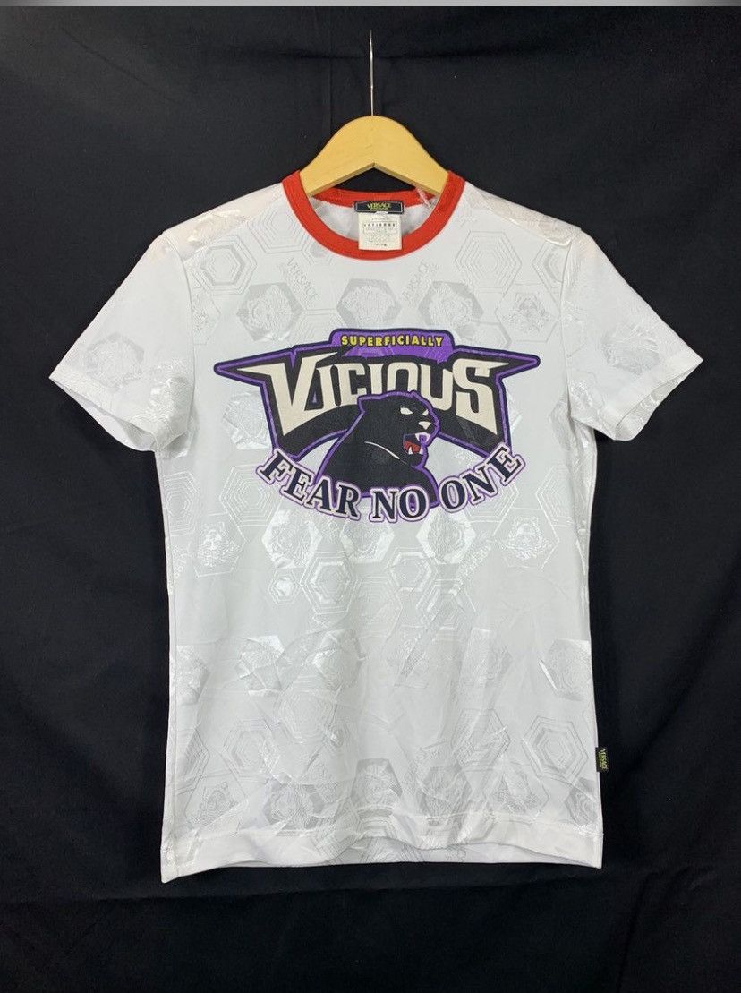 Versace Vintage Versace Jeans Fear No one Monogram Size US S / EU 44-46 / 1 - 2 Thumbnail