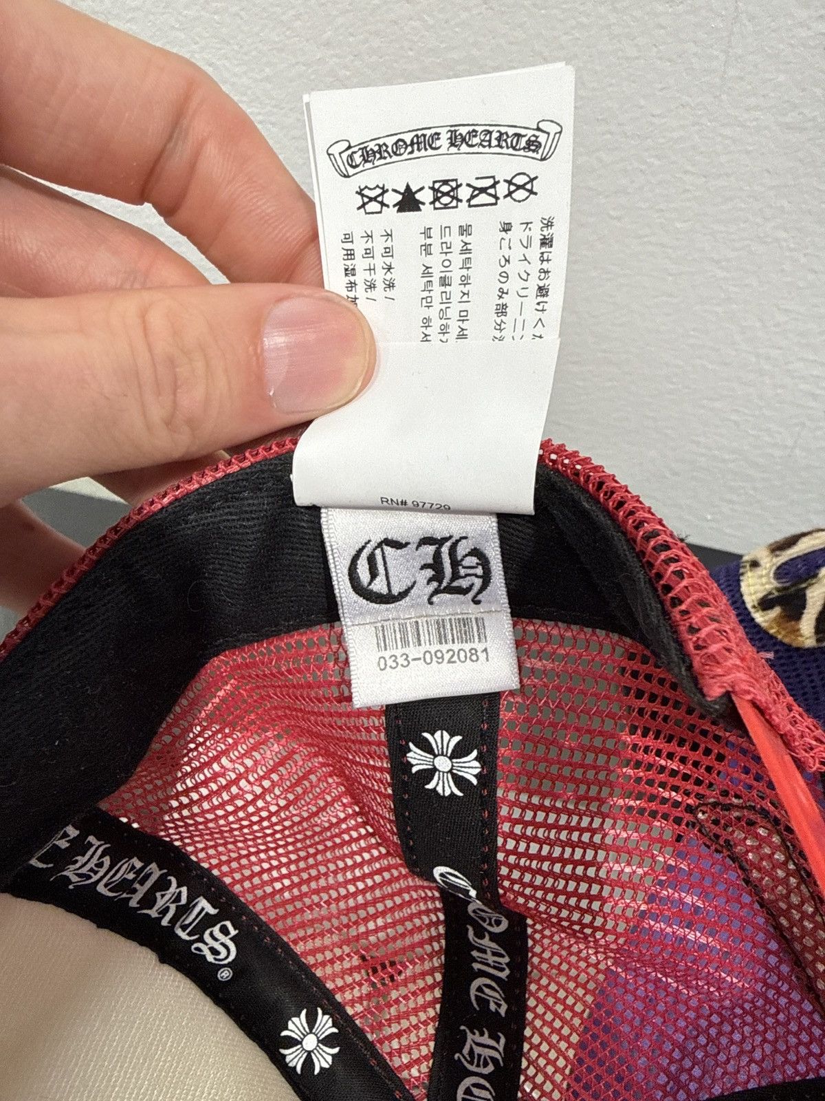 Chrome Hearts Chrome Hearts King Taco Red Trucker Hat Size ONE SIZE - 7 Thumbnail