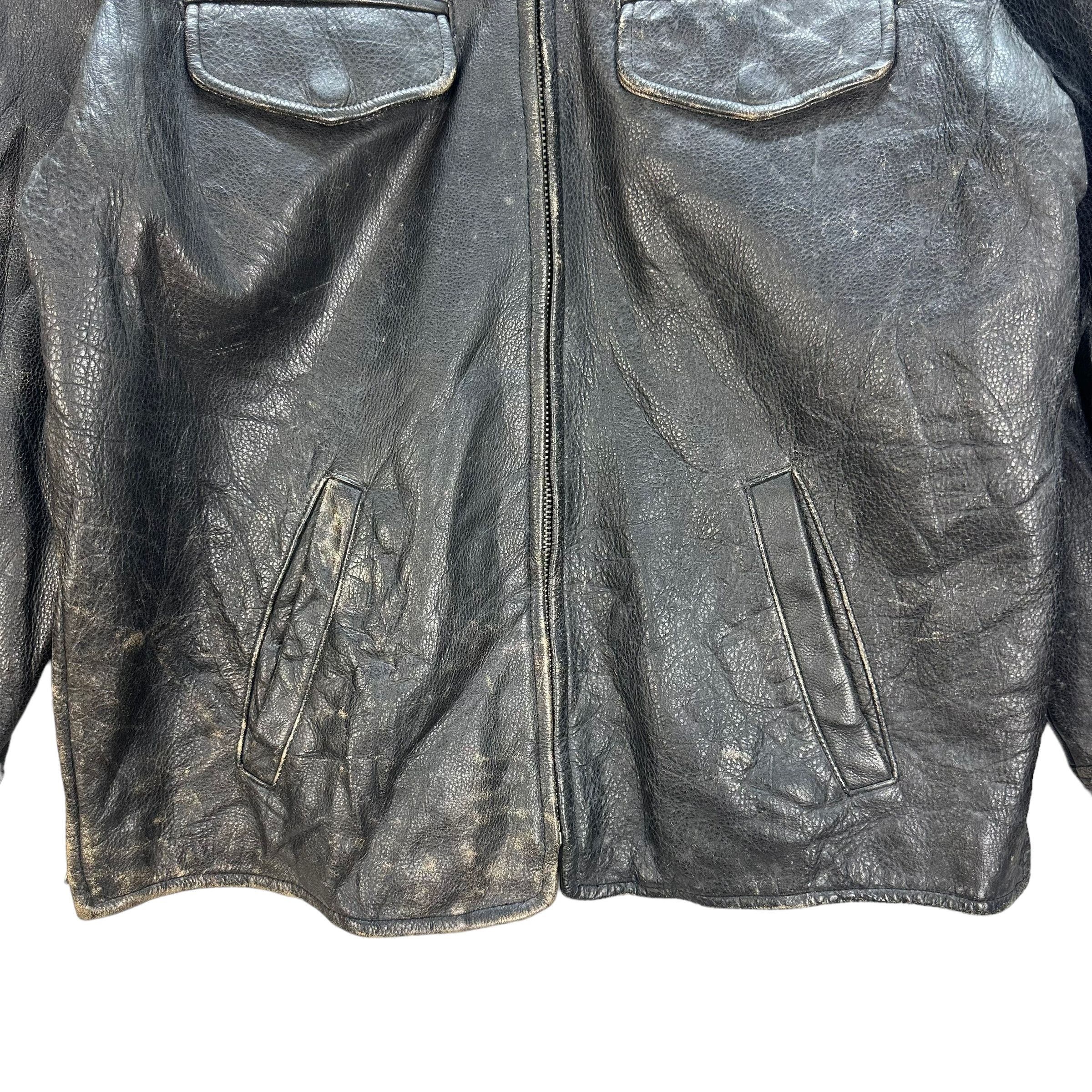 J.Crew TRASHED🔥 J. CREW LEATHER JACKET #7888 Size US S / EU 44-46 / 1 - 3 Thumbnail