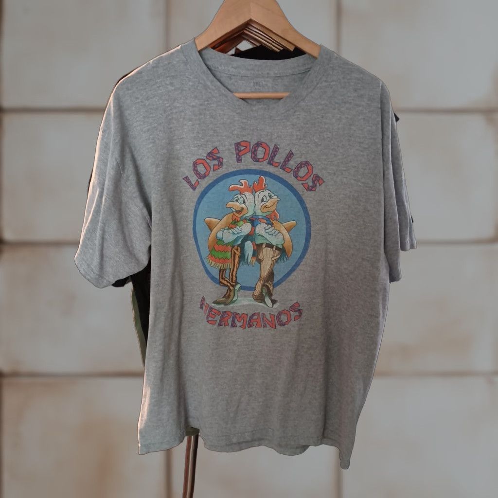 Vintage VINTAGE Breaking Bad Los Pollos Hermanos T-shirt Mens L Gray Shirt Size US L / EU 52-54 / 3 - 1 Thumbnail