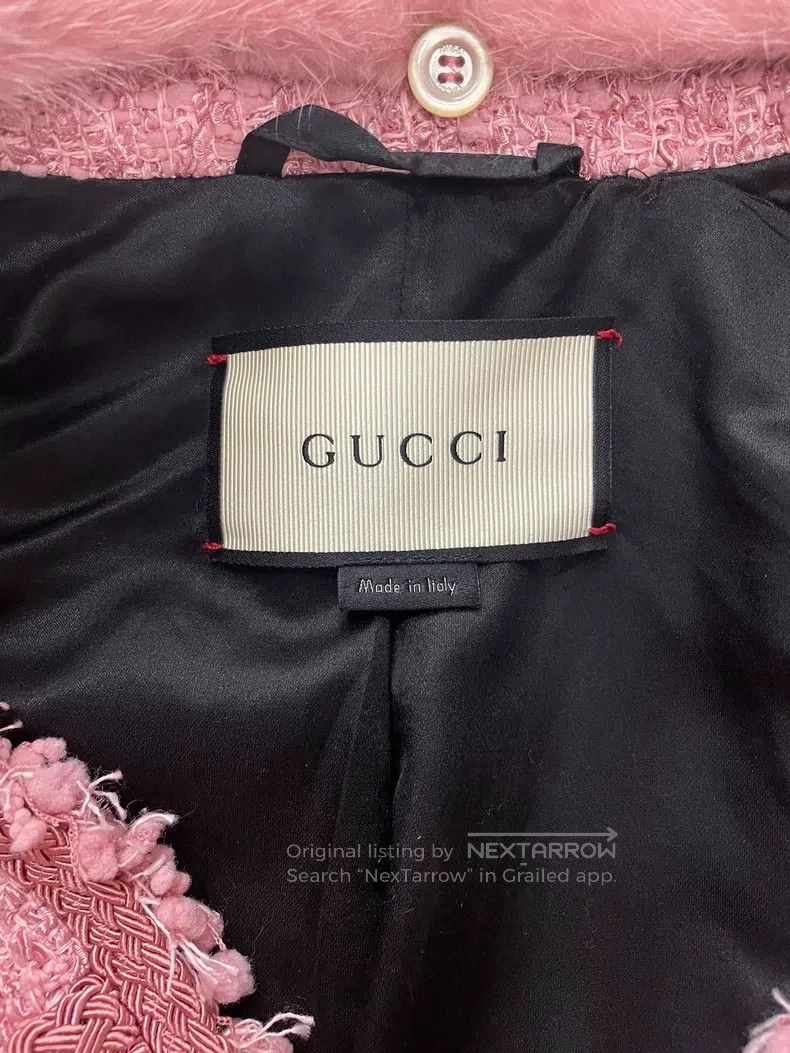 Gucci Gucci Pink tweed coat Size XS / US 0-2 / IT 36-38 - 5 Thumbnail