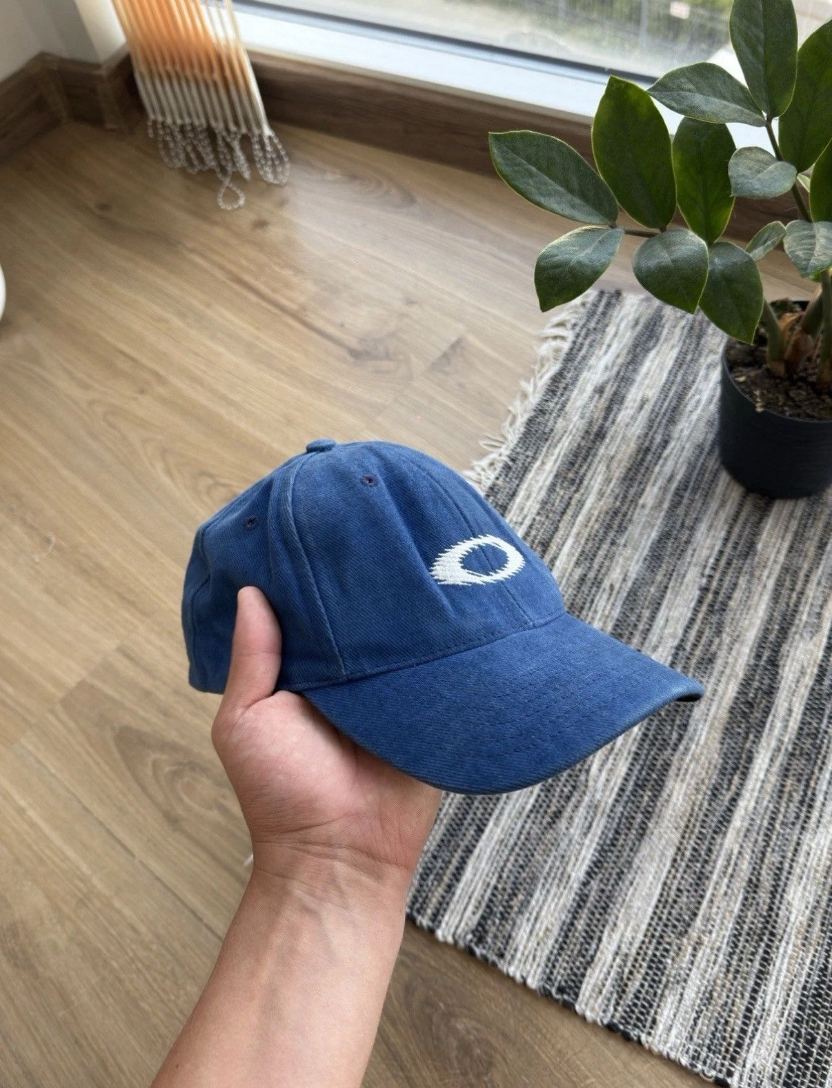 Oakley Oakley Vintage Software Rare Blue Baseball Classic Cap Hat Size ONE SIZE - 3 Thumbnail