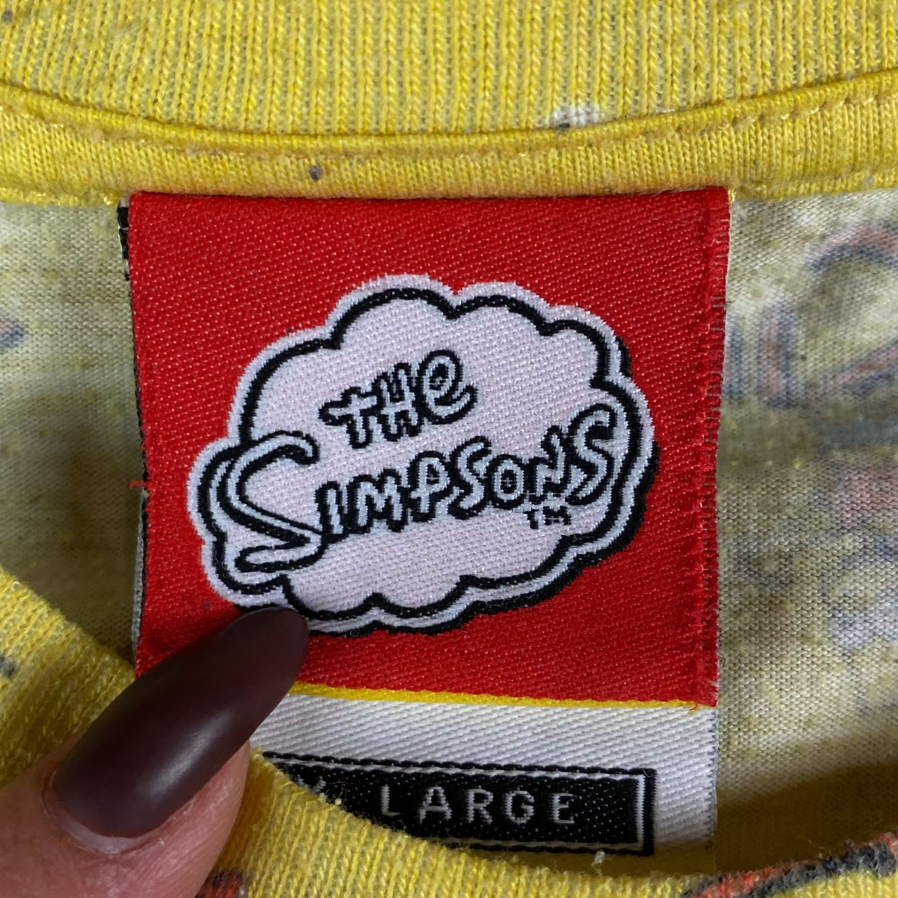 The Simpsons × Vintage Mens Vintage T Shirt Rhe Simpsons Hype Monogram Size XXL Size US XXL / EU 58 / 5 - 4 Thumbnail