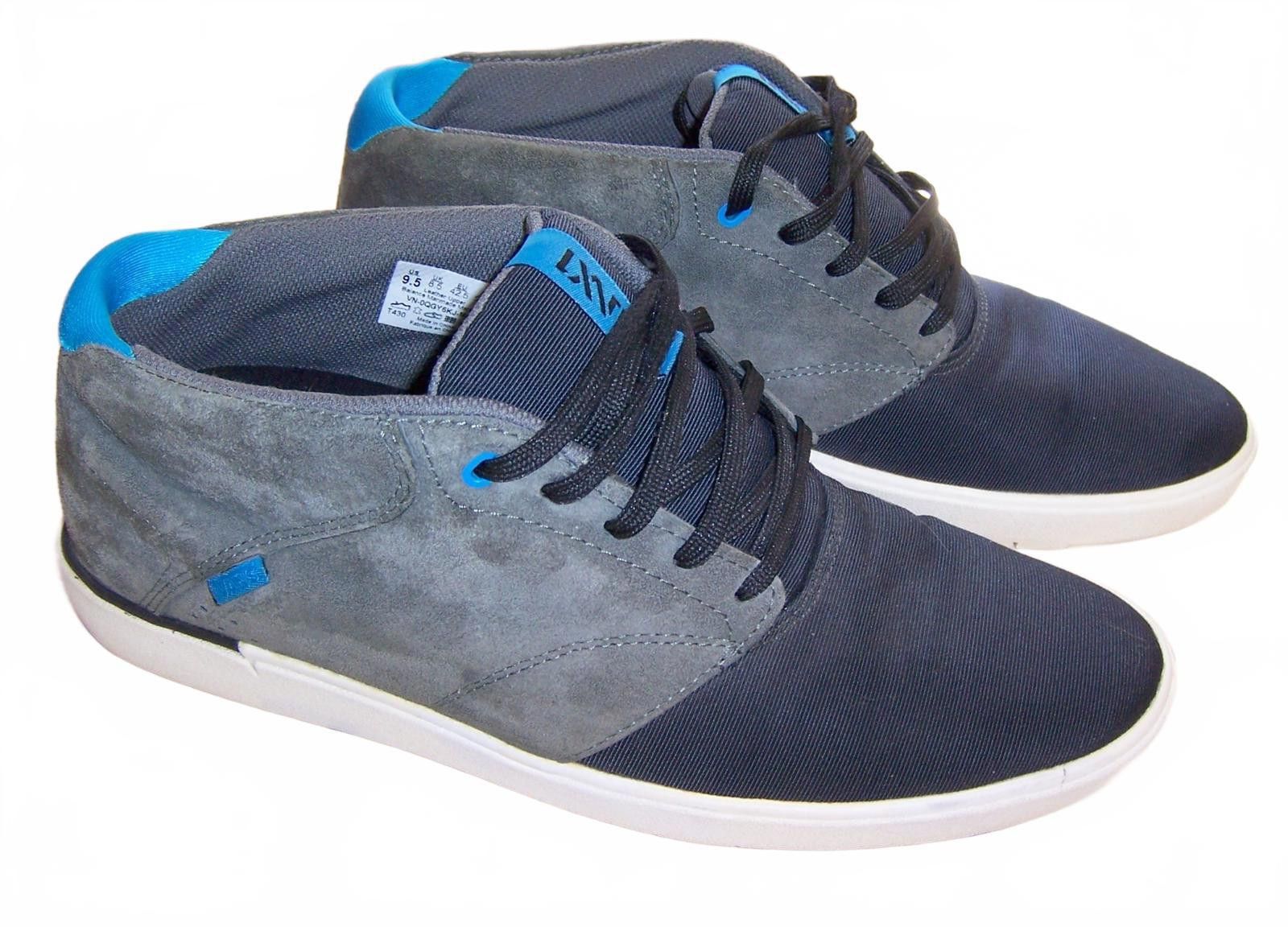 Vans Vans Secant - LXVI Collection-2012 Grey/Black/Blue Men's 9.5 Size US 9.5 / EU 42-43 - 6 Thumbnail