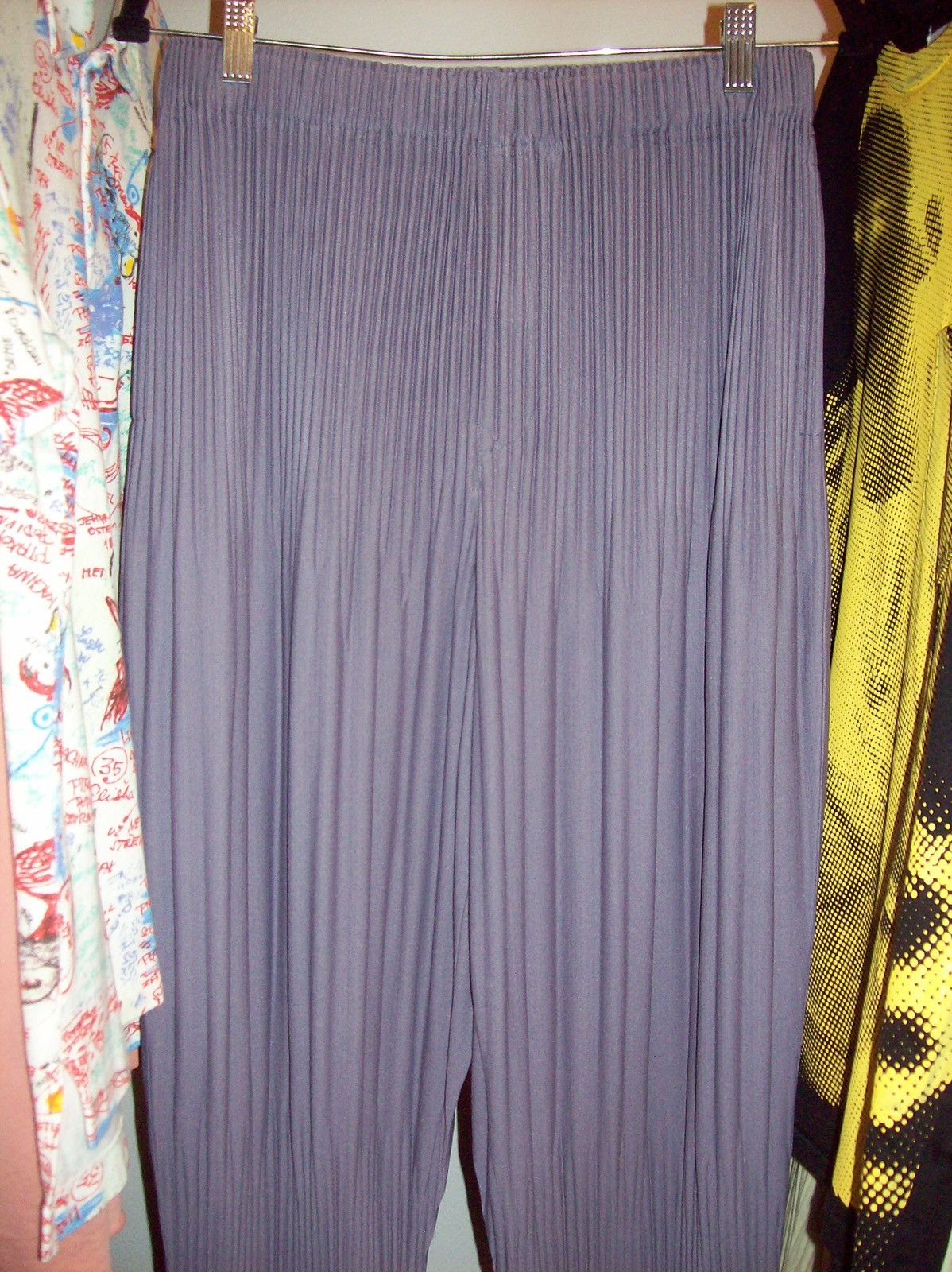 Homme Plisse Issey Miyake Homme Plissé Issey Miyake Purple Monthly Color Trouser Size US 29 - 2 Thumbnail