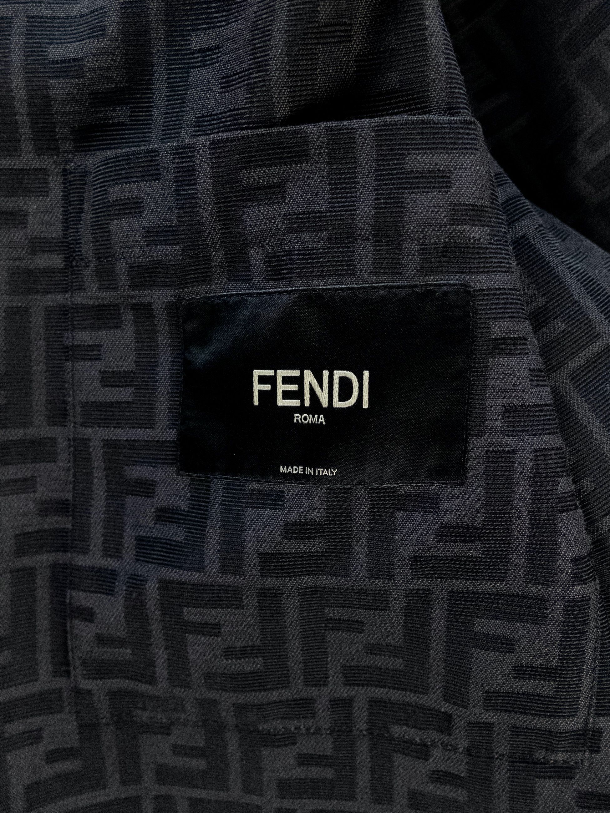 Fendi FENDI black high collar Mackintosh parka jacket 3XL Size US XXL / EU 58 / 5 - 16 Thumbnail