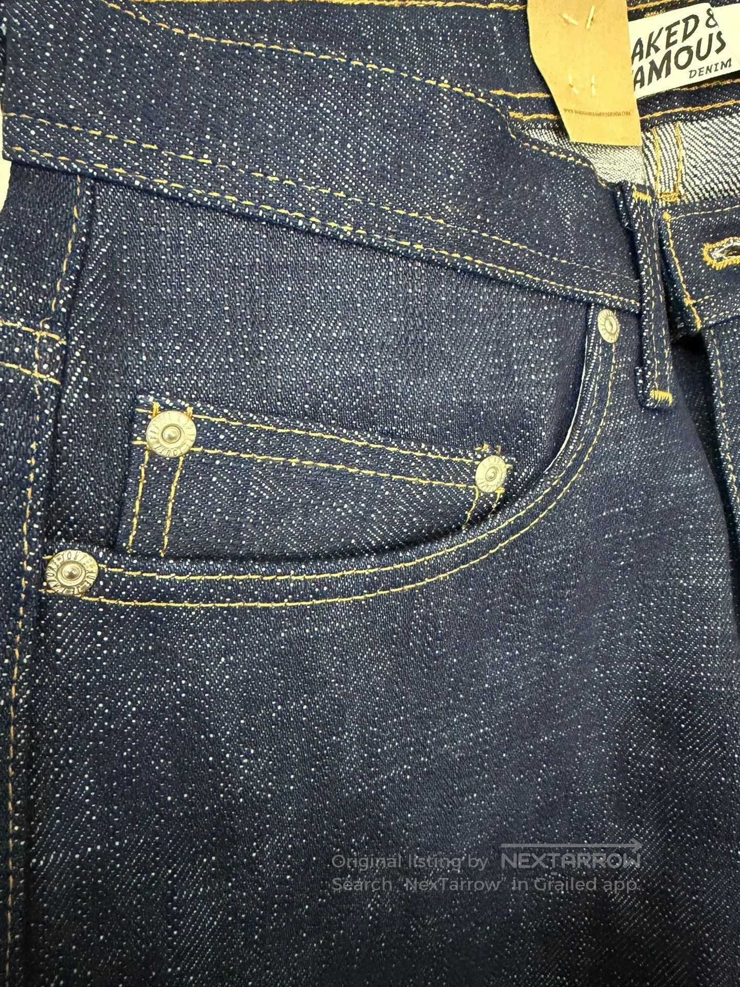 Naked & Famous Naked & Famous Elephant 9 Raw Denim. Size US 31 - 9 Thumbnail