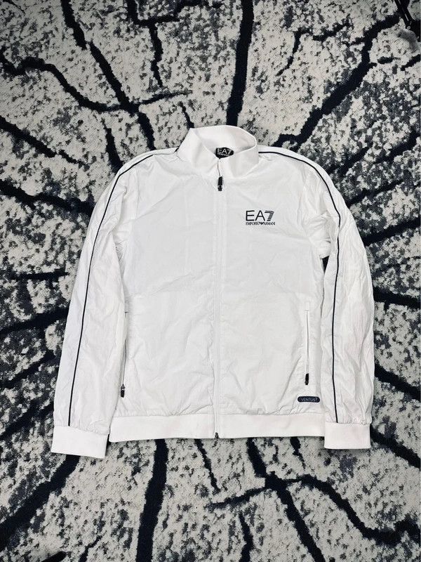 Emporio Armani Szelest track jacket Emporio Armani EA7 white S logo Size US S / EU 44-46 / 1 - 1 Thumbnail