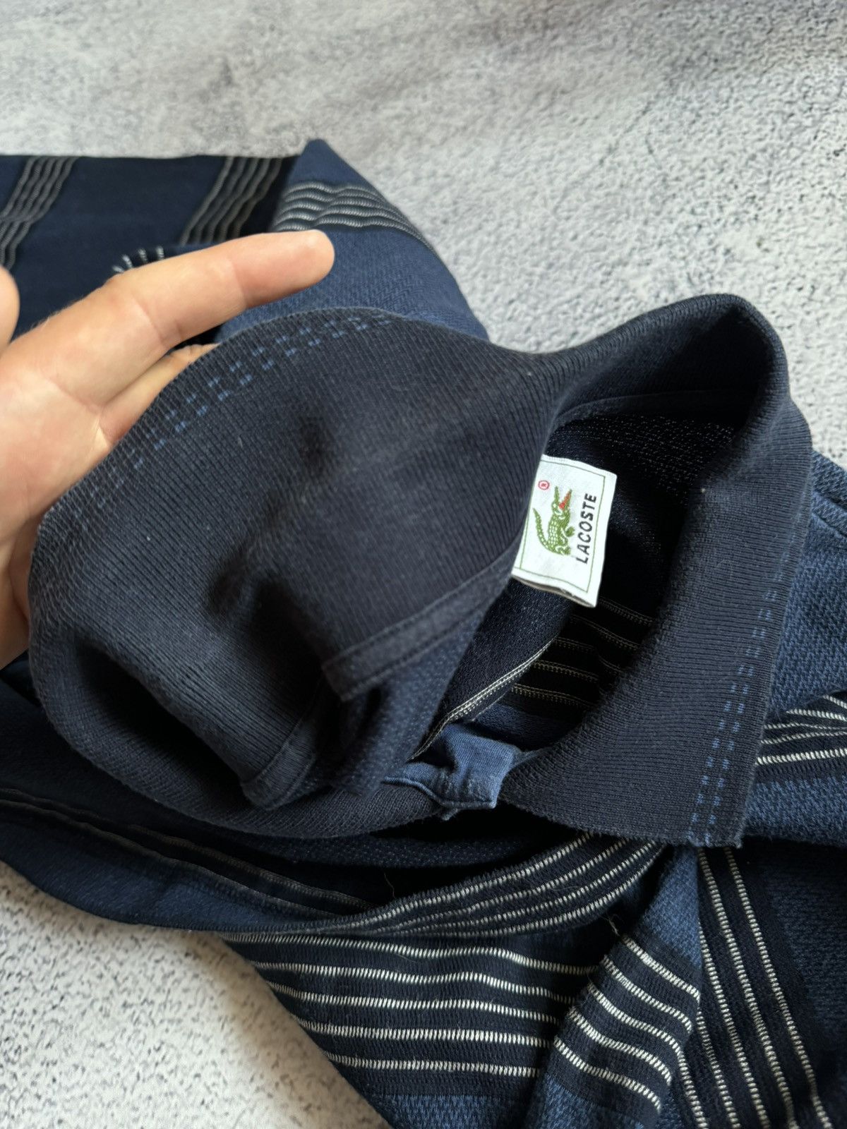 Lacoste × Vintage Vintage Lacoste sweater rugby 90s men’s M L sweatshirt Size US L / EU 52-54 / 3 - 6 Thumbnail
