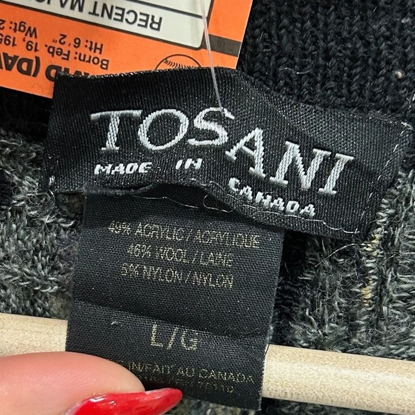 Vintage Vintage Tosani 3D Knit Cardigan Sweater Large Size US L / EU 52-54 / 3 - 7 Thumbnail