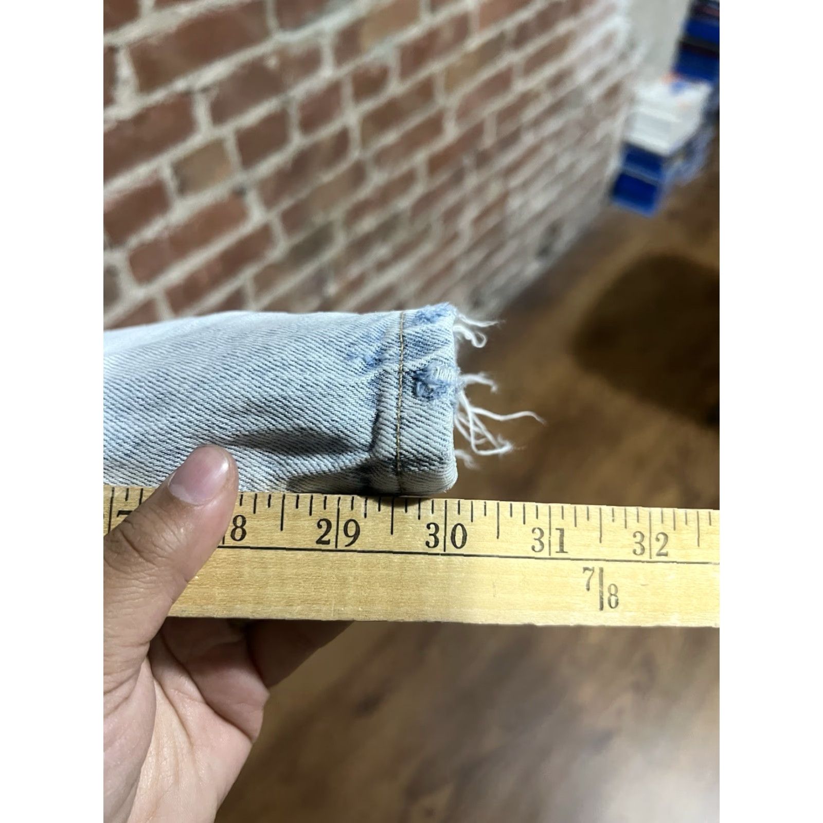 Lucky Brand Lucky Brand Jeans Womens 10/30 Blue Mom High Rise Drew Button Fly Stretch Denim Jeans Regular Womens Size 32" / US 10 / IT 46 - 4 Thumbnail