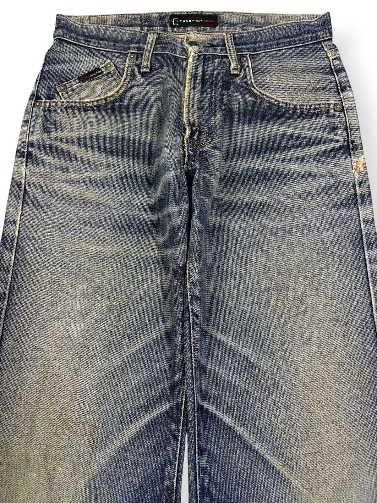 Edwin Edwin EZ-503 E Function Whiskers Rusty Wash Loose Fit Jeans Size US 29 - 3 Thumbnail