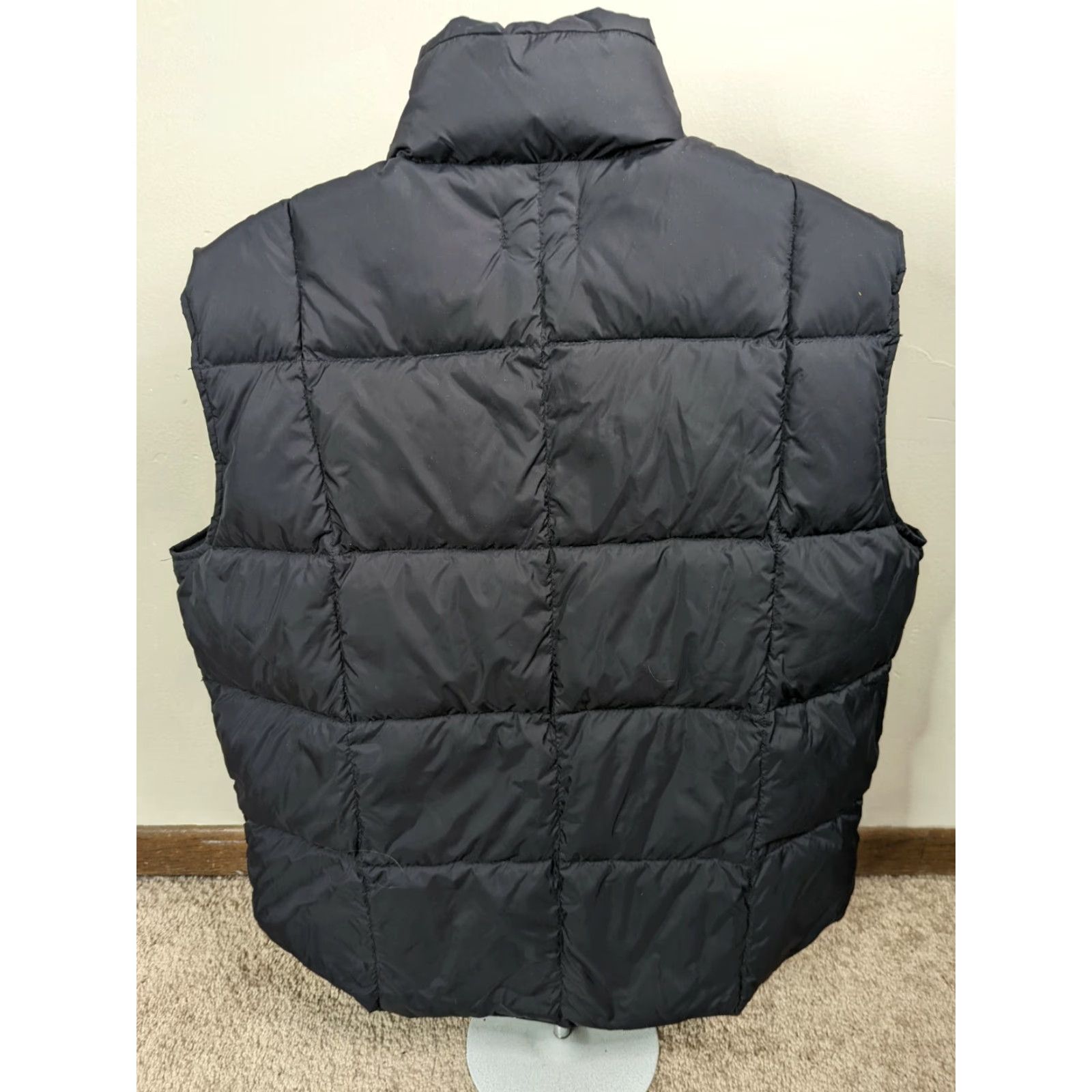 Lands' End VINTAGE Lands' End Goose Down Quilted Puffer Vest Men's XL Black Jackets Coat Mens Size US XL / EU 56 / 4 - 3 Thumbnail
