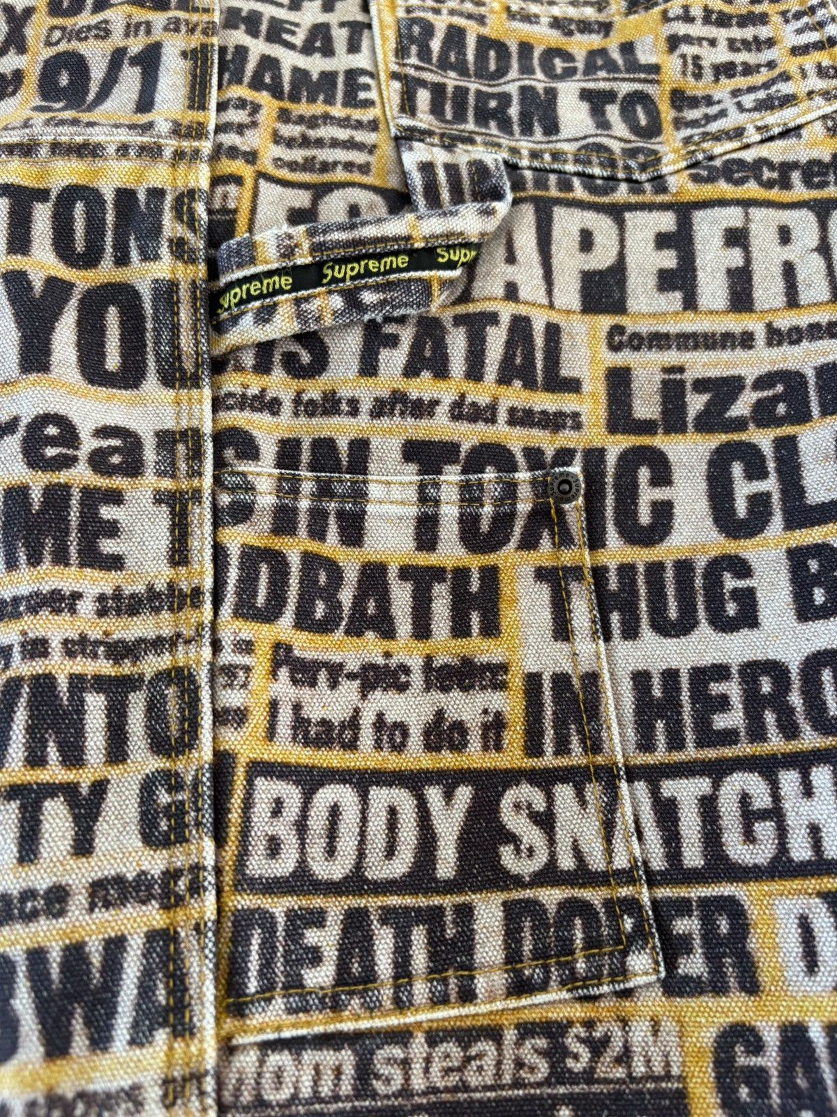 Supreme Supreme/Dash Snow Double Knee Painter Pants Denim Size US 38 / EU 54 - 6 Thumbnail