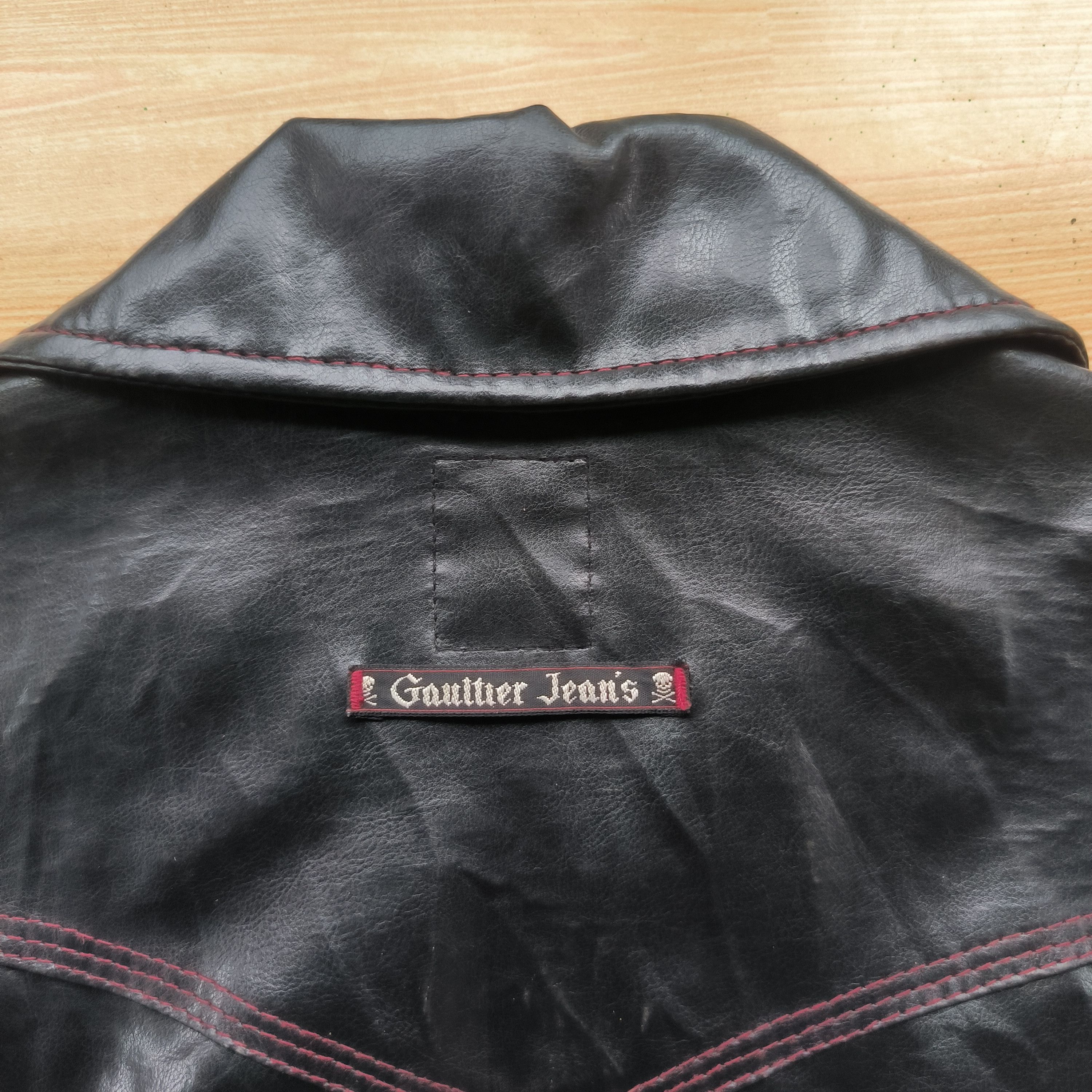 Jean Paul Gaultier Vintage 1990s Archive Jean Paul Gaultier PVC Leather Jacket Size M / US 6-8 / IT 42-44 - 12 Thumbnail