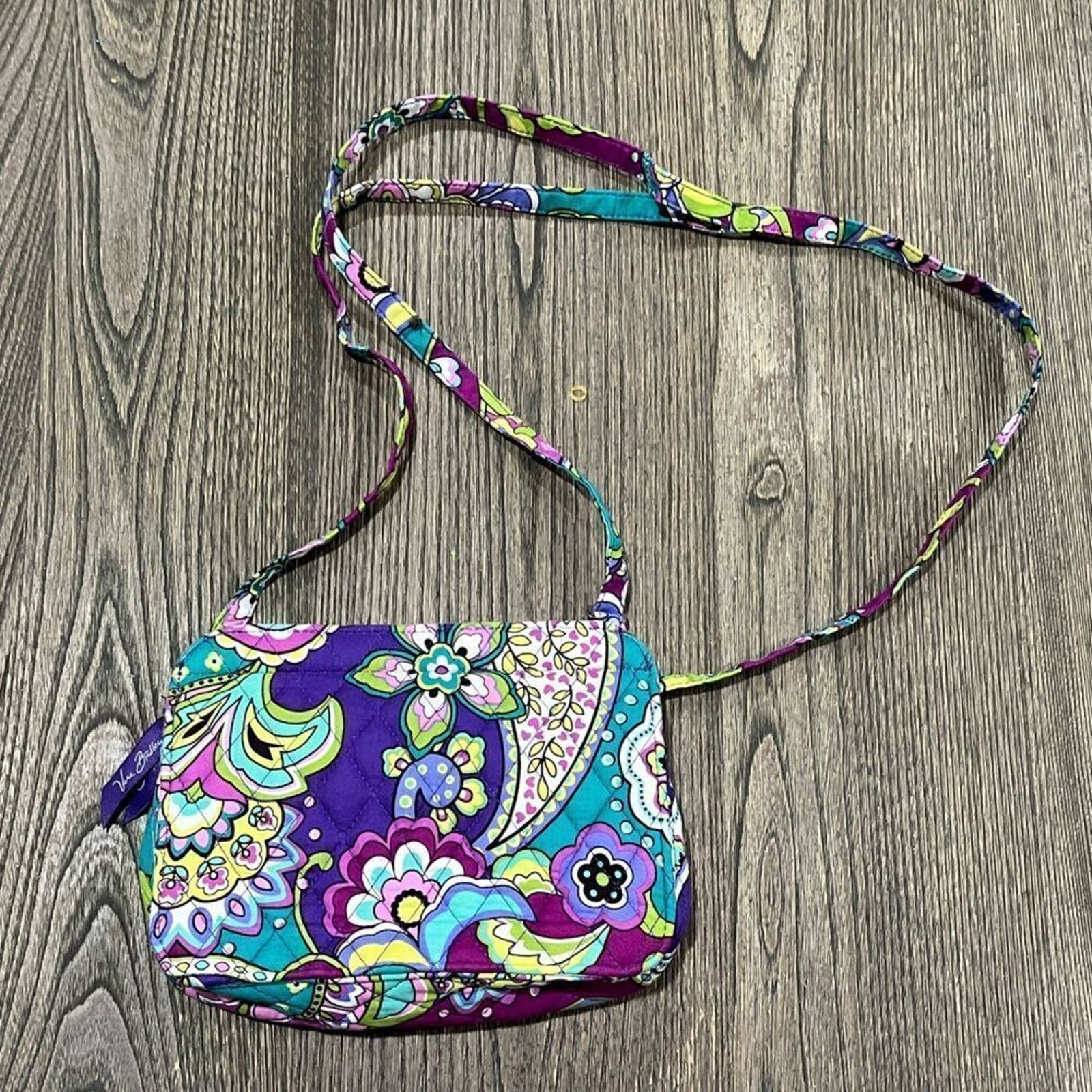 Vera Bradley Vera Bradley Crossbody Bag Floral Paisley Quilted Flap Front Size ONE SIZE - 6 Thumbnail