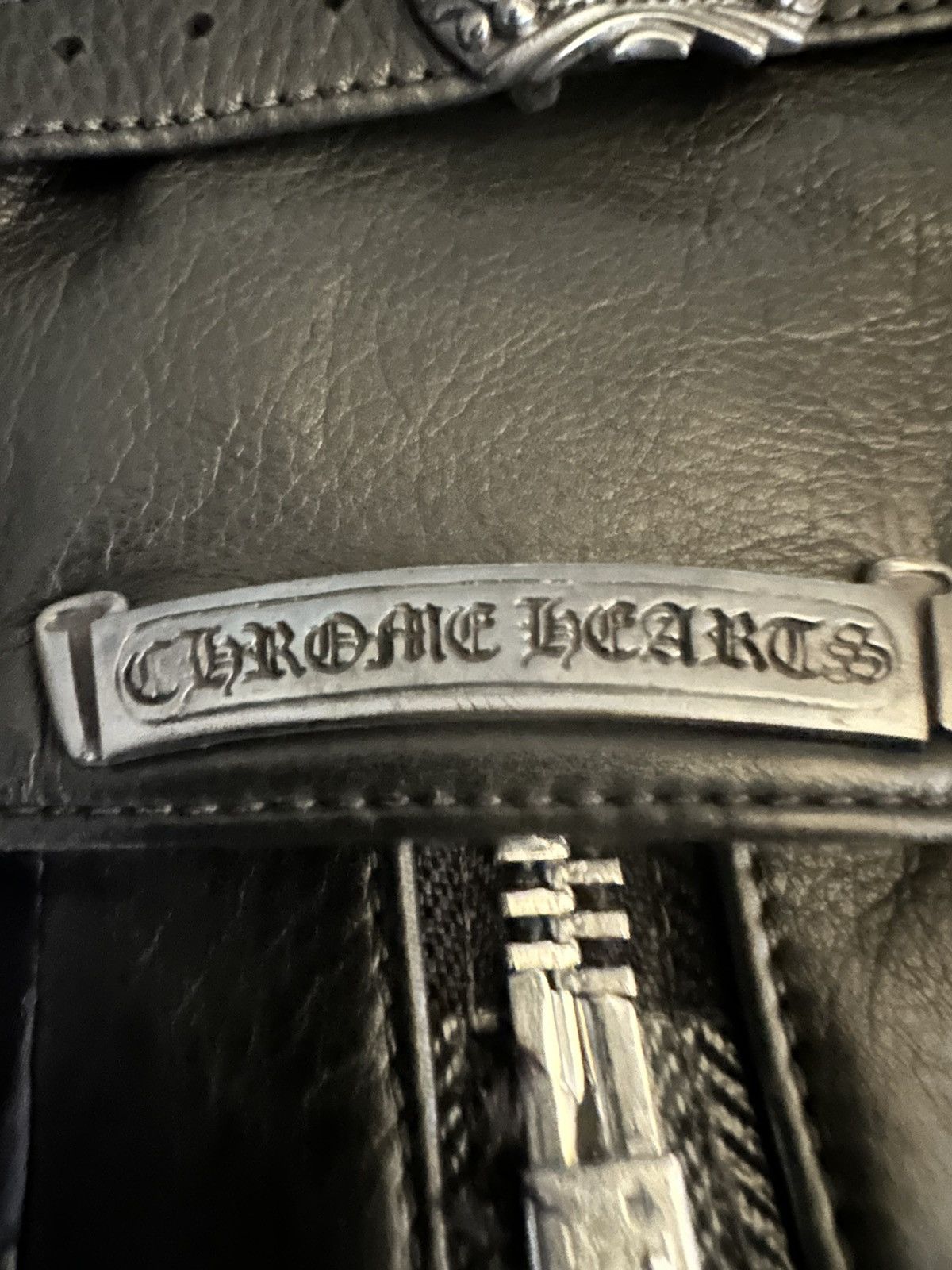 Chrome Hearts Vintage Chrome Hearts leather vest Early 1990’s Size M / US 6-8 / IT 42-44 - 8 Thumbnail