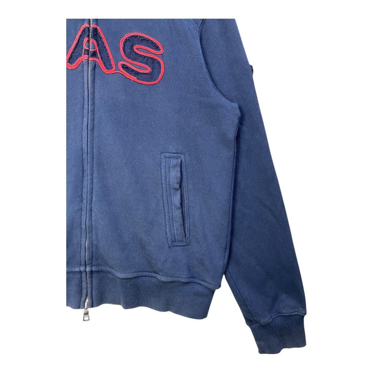 GAS Vintage Gas Sweater Full Zip Big Spellout Size XL Size US XL / EU 56 / 4 - 3 Thumbnail