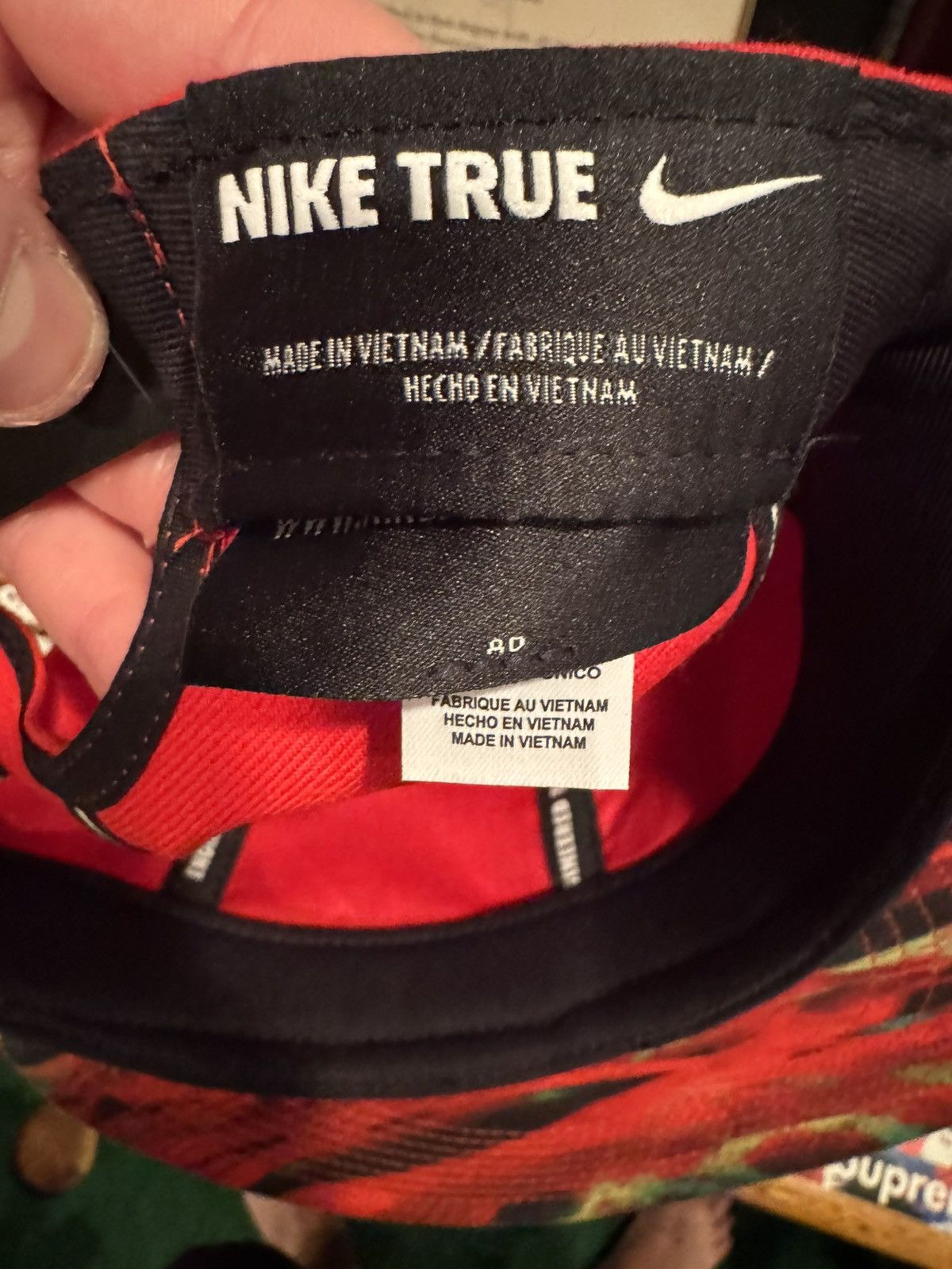 Nike NIKE LEBRON SNAPBACK LION CHAMPIONSHIP RED Size ONE SIZE - 3 Thumbnail