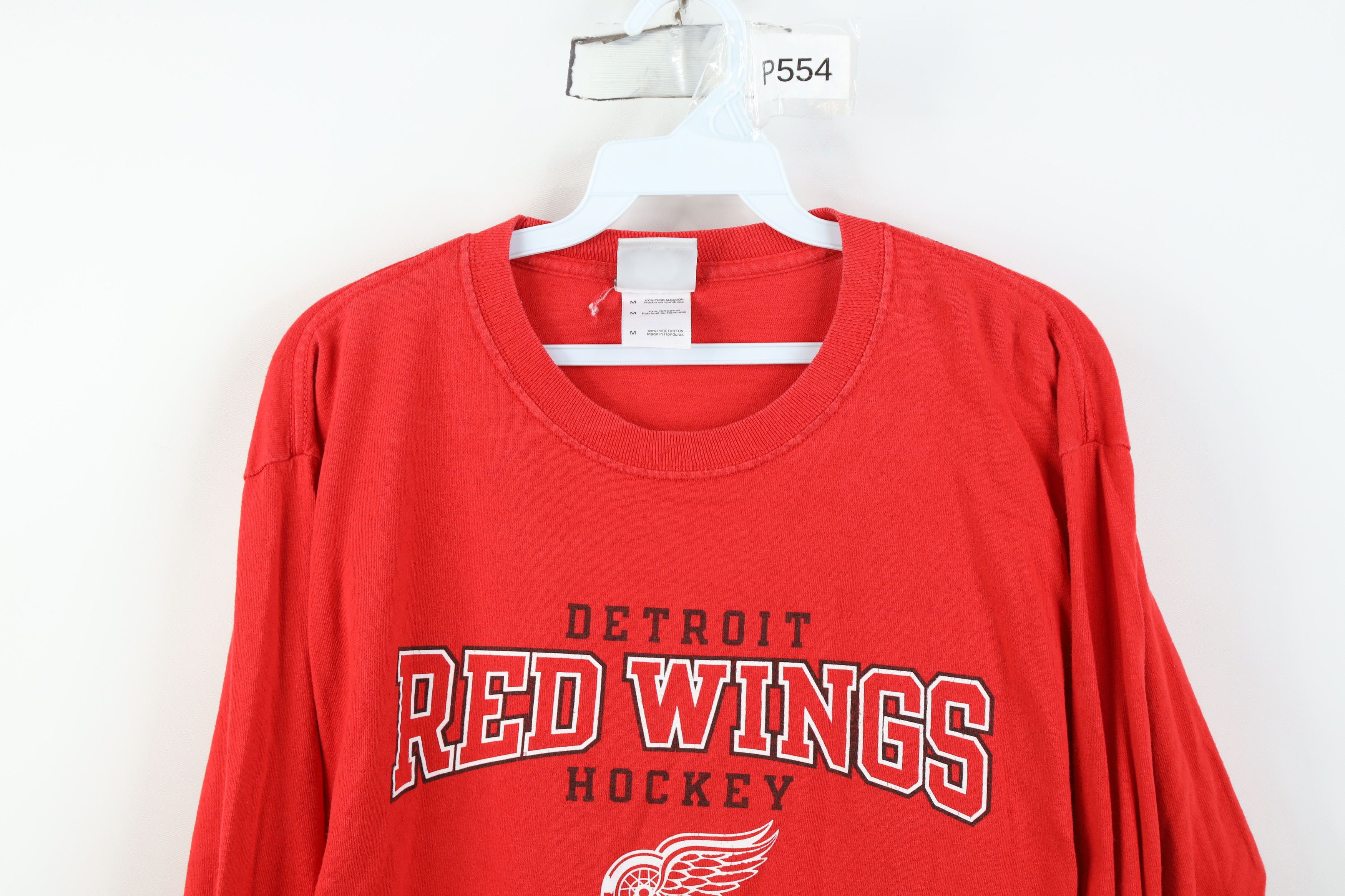 Vintage Vintage Y2K NHL Red Wings Hockey Long Sleeve T-Shirt Red Size US M / EU 48-50 / 2 - 2 Thumbnail