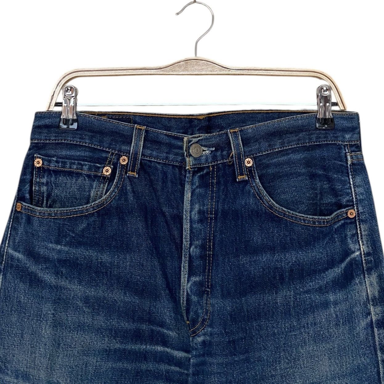 Levi's × Vintage Vintage Brand Levis 501 Made In Usa Jeans 1990s Size US 32 / EU 48 - 3 Thumbnail