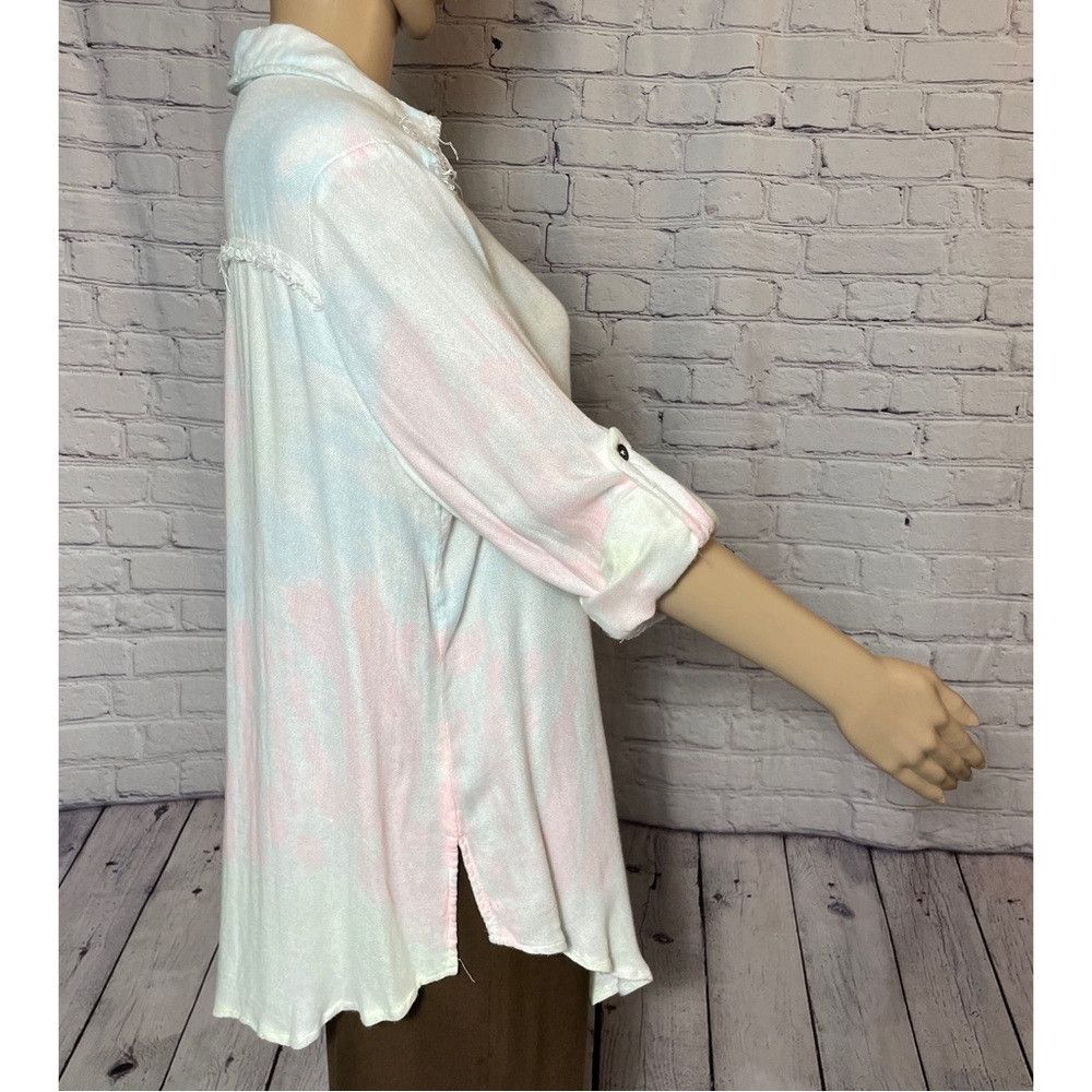 Vintage Havana New VINTAGE HAVANA Tie Dye Long Sleeve Cotton Shirt Size S Size S / US 4 / IT 40 - 4 Thumbnail