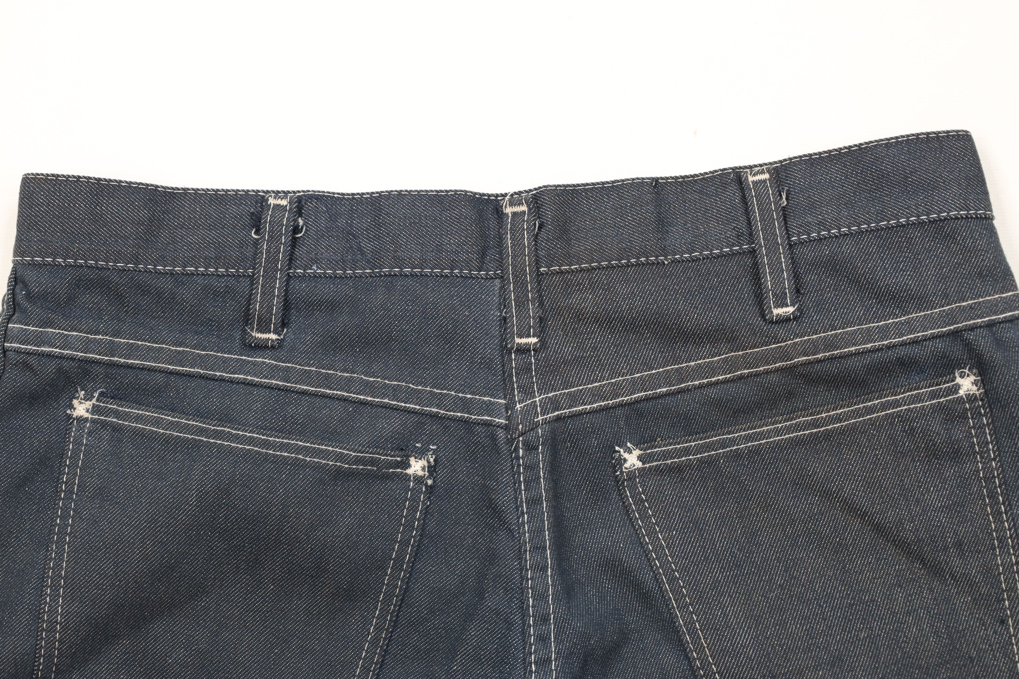 Vintage Vintage 70s Streetwear Frayed Chambray Denim Jean Shorts USA Size US 30 / EU 46 - 9 Thumbnail