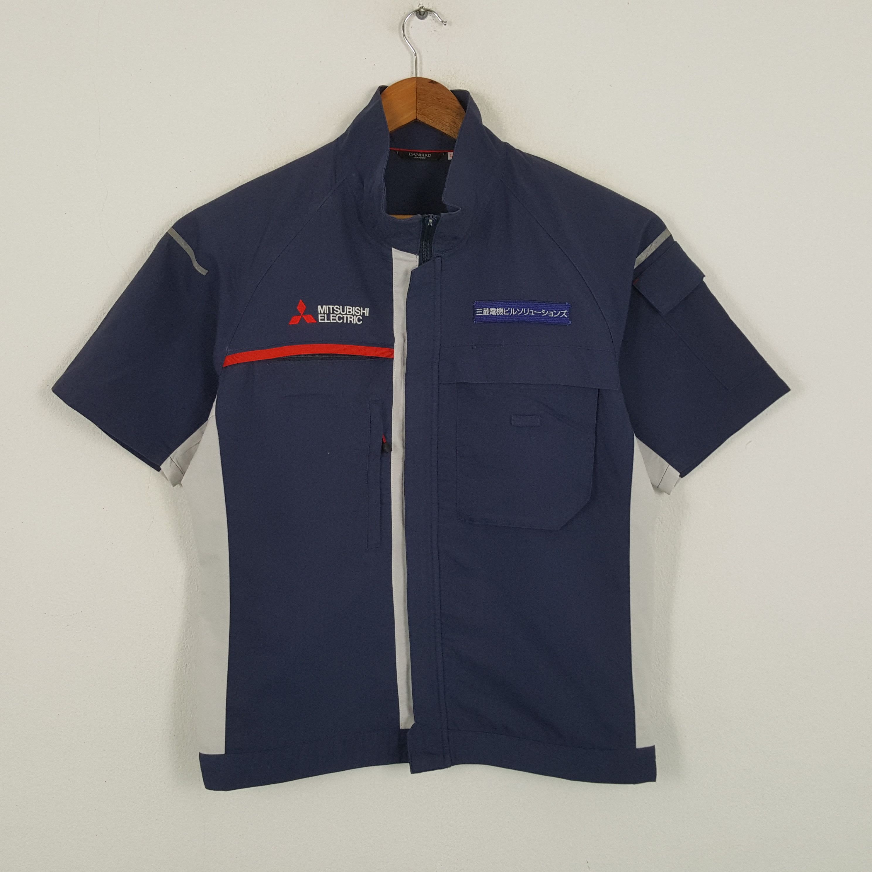 Vintage Vintage MITSUBISHI ELECTRIC Japanese Racing Jacket Size US L / EU 52-54 / 3 - 1 Thumbnail