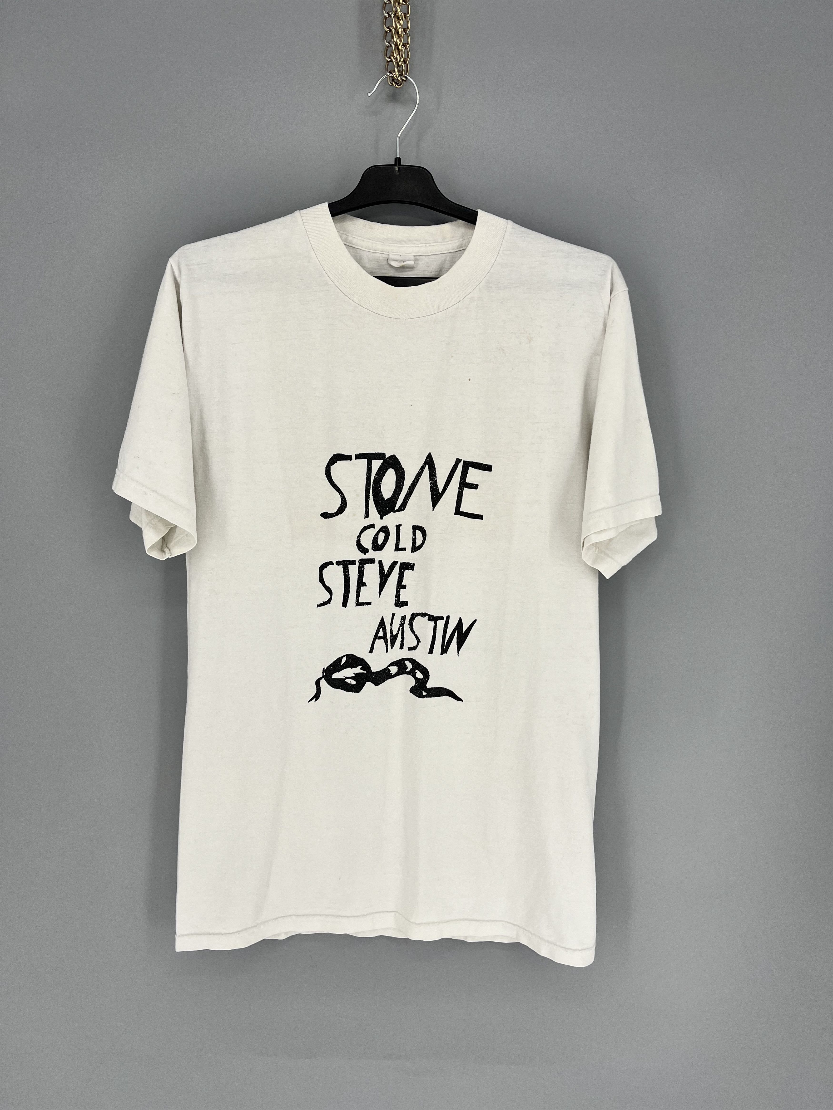 Vintage Vintage Y2K Stone Cold Steve Austin Tee Shirt Size US XXL / EU 58 / 5 - 1 Thumbnail