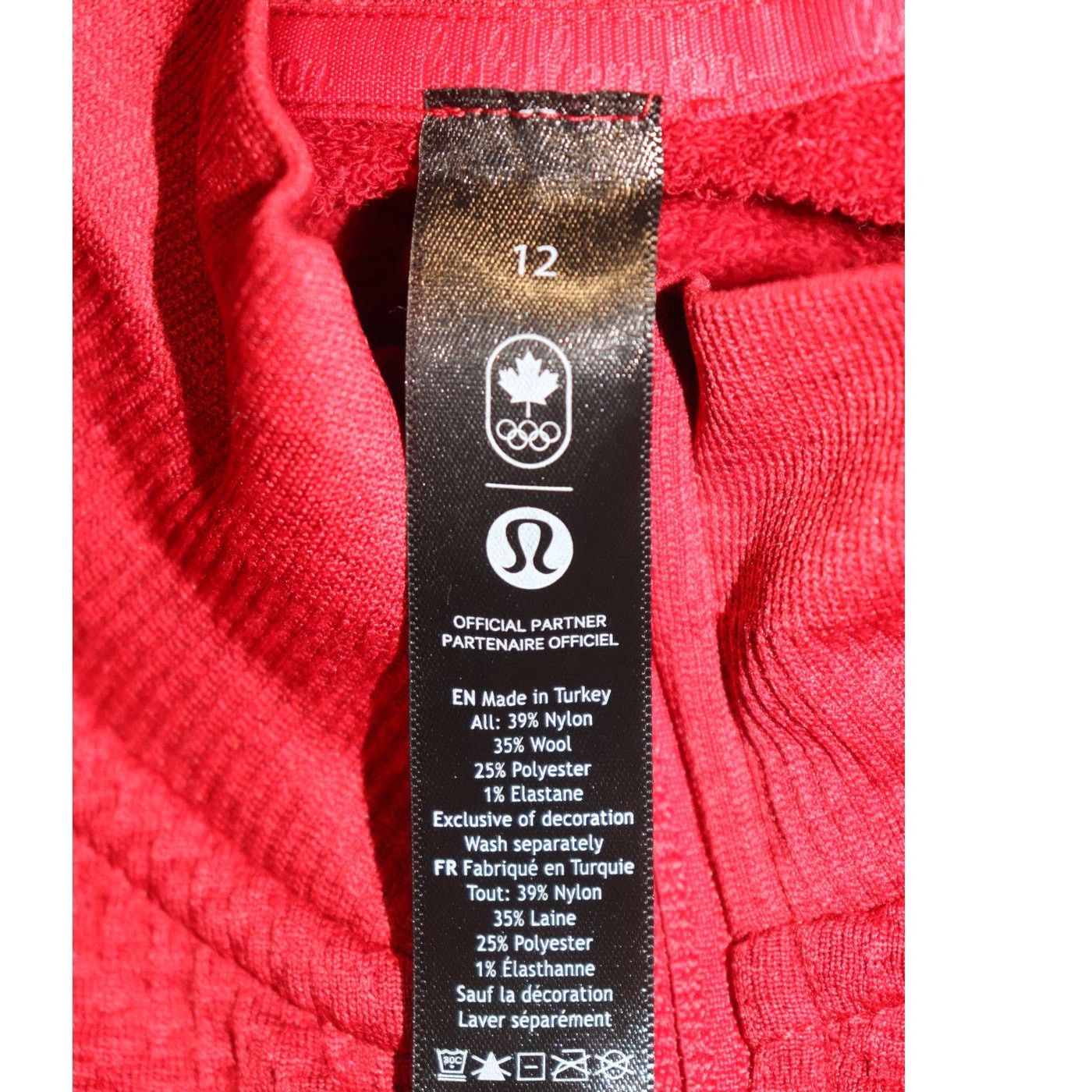 Lululemon Lululemon Team Canada Engineered Warmth Size 12 RARE Size XL / US 12-14 / IT 48-50 - 8 Thumbnail
