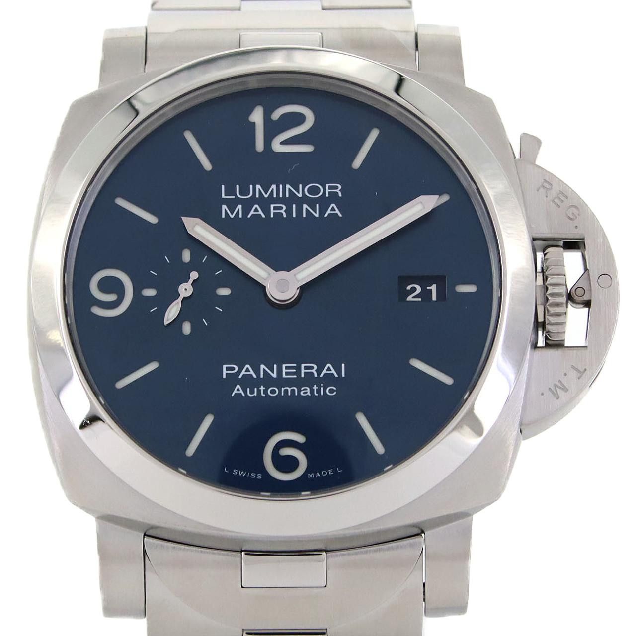 Panerai Panerai Luminor Marina Stainless Steel Watch Metal Automatic PAM01316 DUTY FREE for USA