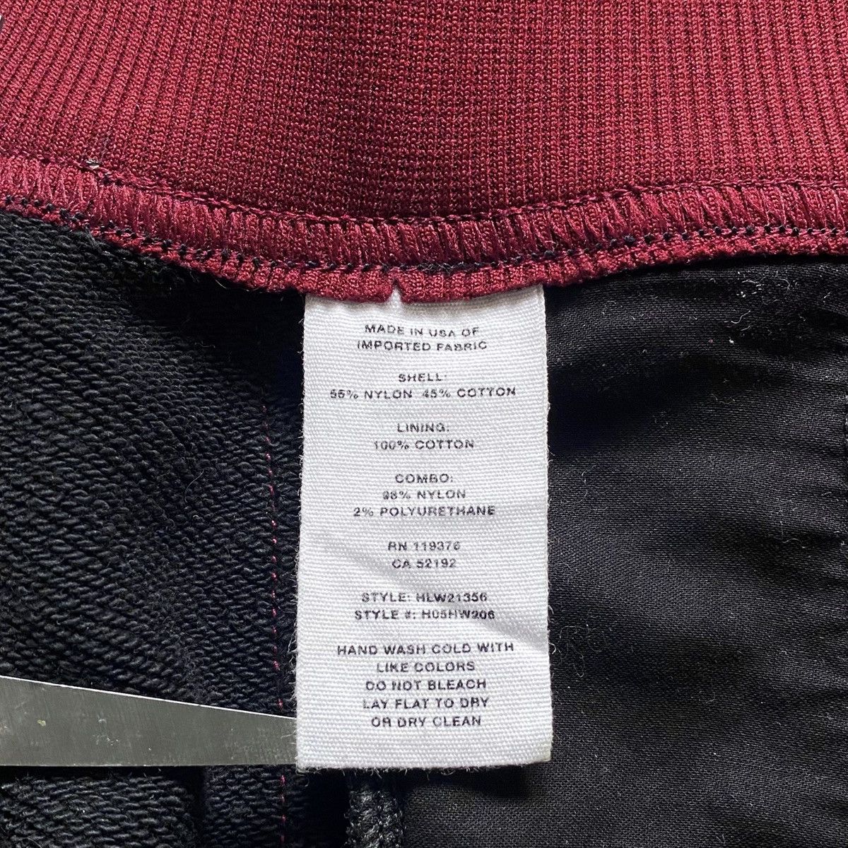 Women’s Helmut Lang Side Stripe Heavy Sweatpants Asymmetric