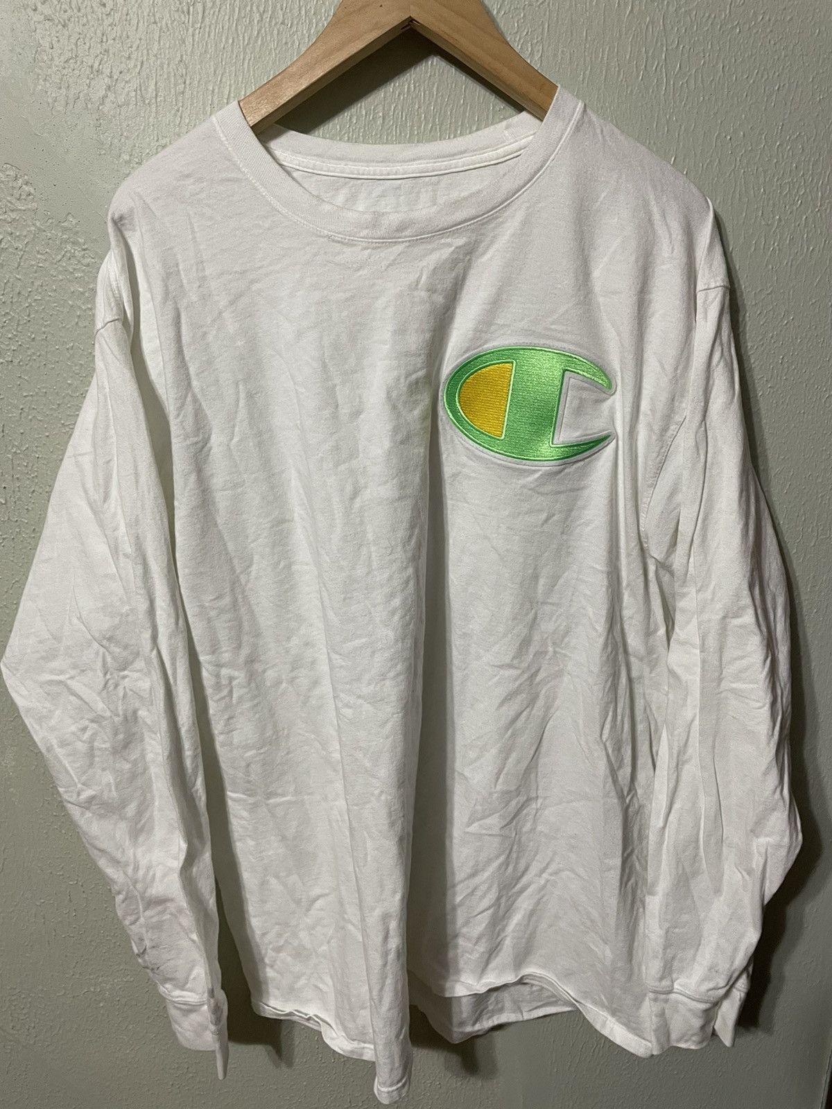 Champion × Vintage Vintage Champion Longsleeve Size US XL / EU 56 / 4 - 1 Thumbnail