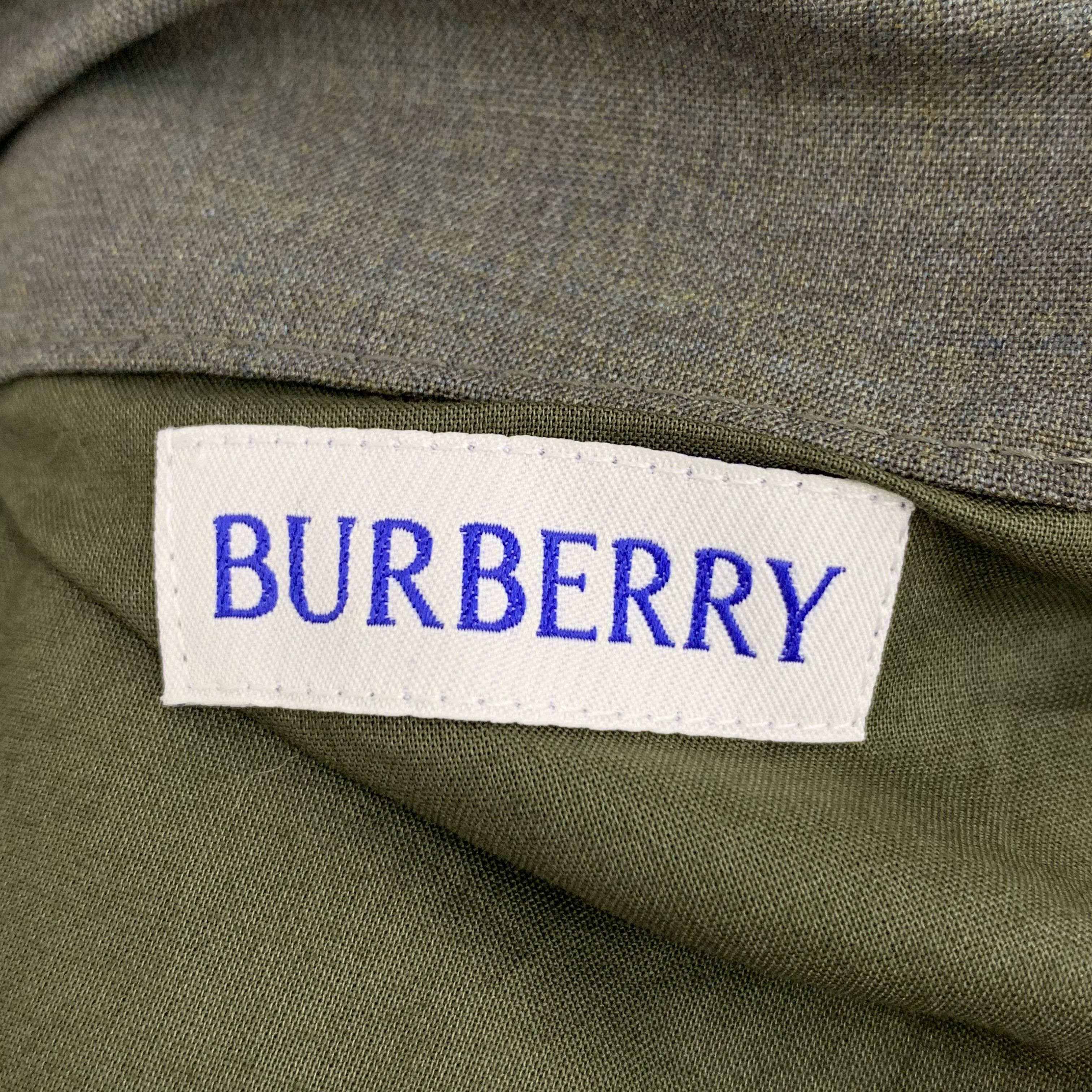 Burberry Burberry Multi-Pocket Wool Utility Jacket Green (36) Size XS / US 0-2 / IT 36-38 - 6 Thumbnail