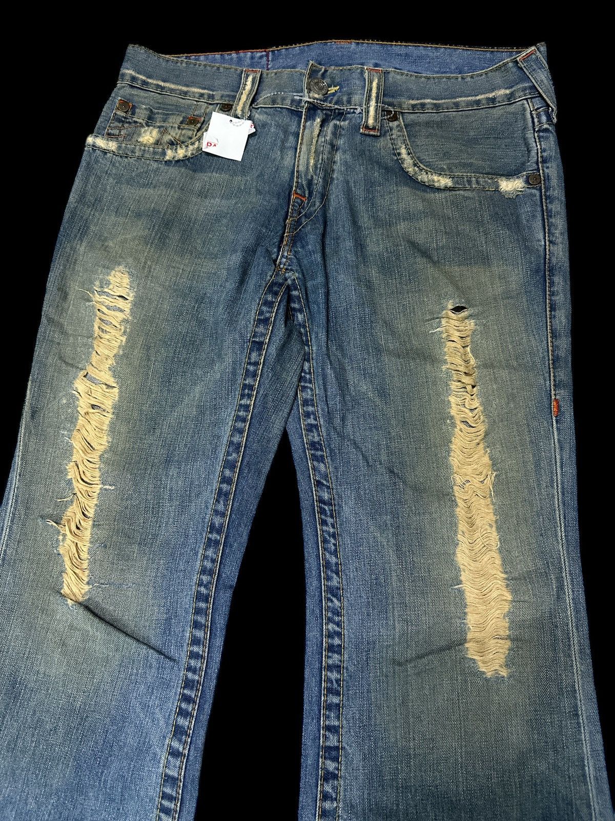 Japanese Brand Flare🎌💥 True Religion Denim Usa 💥🎌 Size US 34 / EU 50 - 3 Thumbnail
