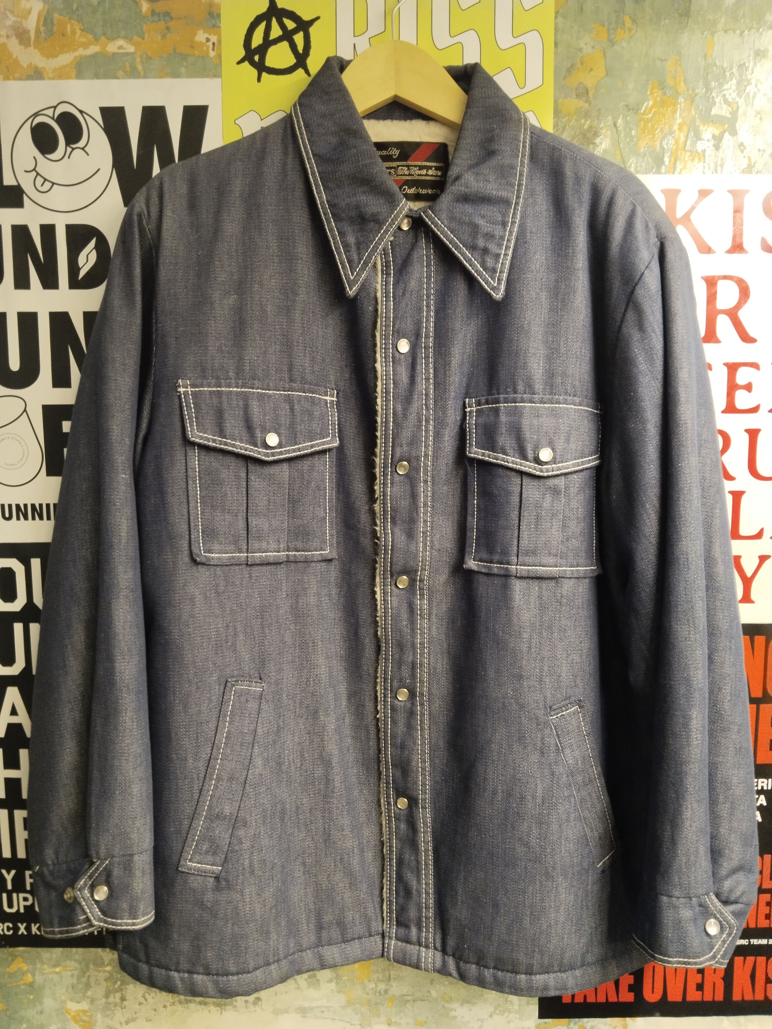 image of Sears Jacket in Denim, Men's (Size XL)