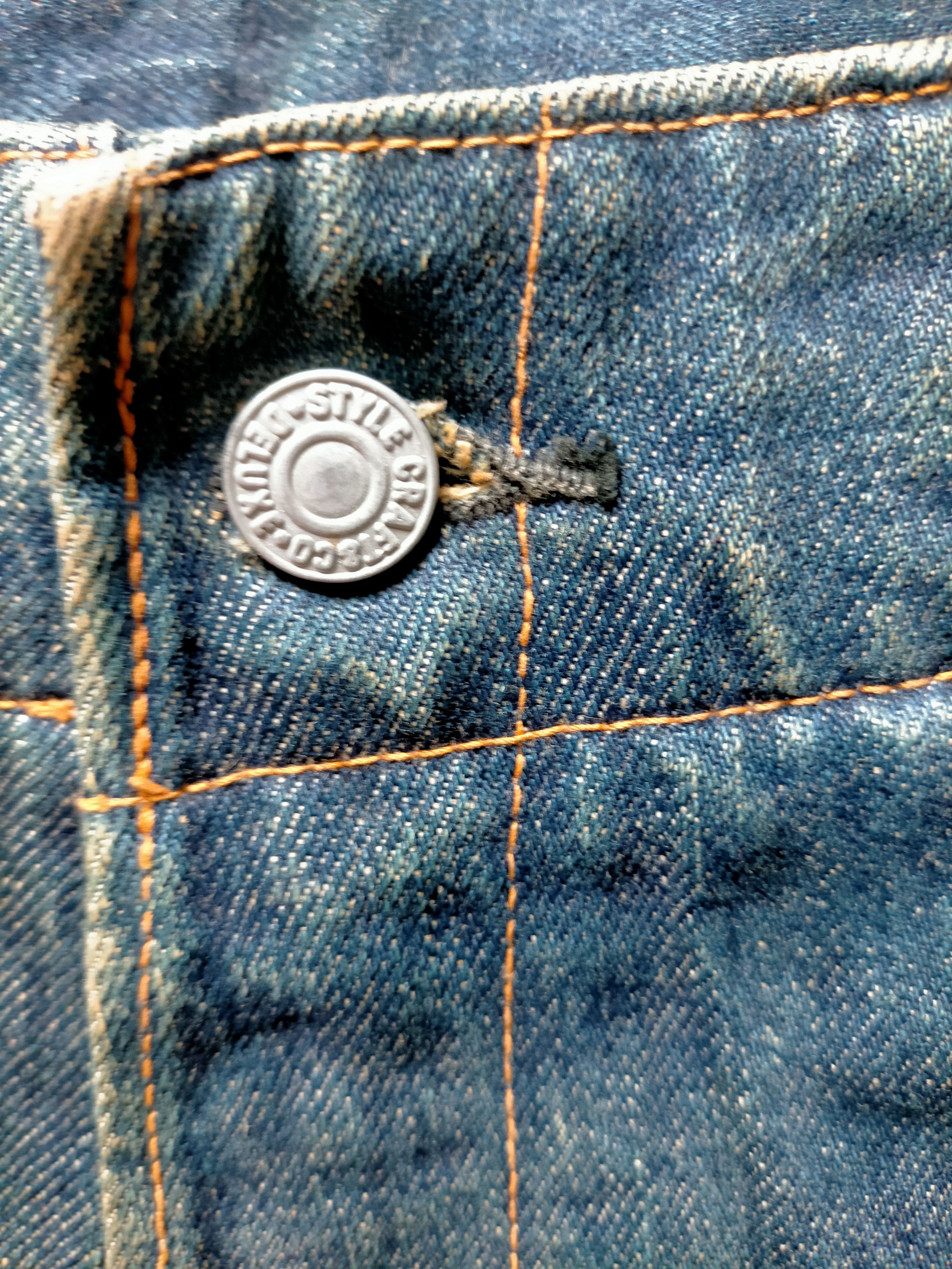 Evisu 🔥Rare Vintage 90s Evis Buckle Back Selvedge Jeans Size US 34 / EU 50 - 18 Thumbnail
