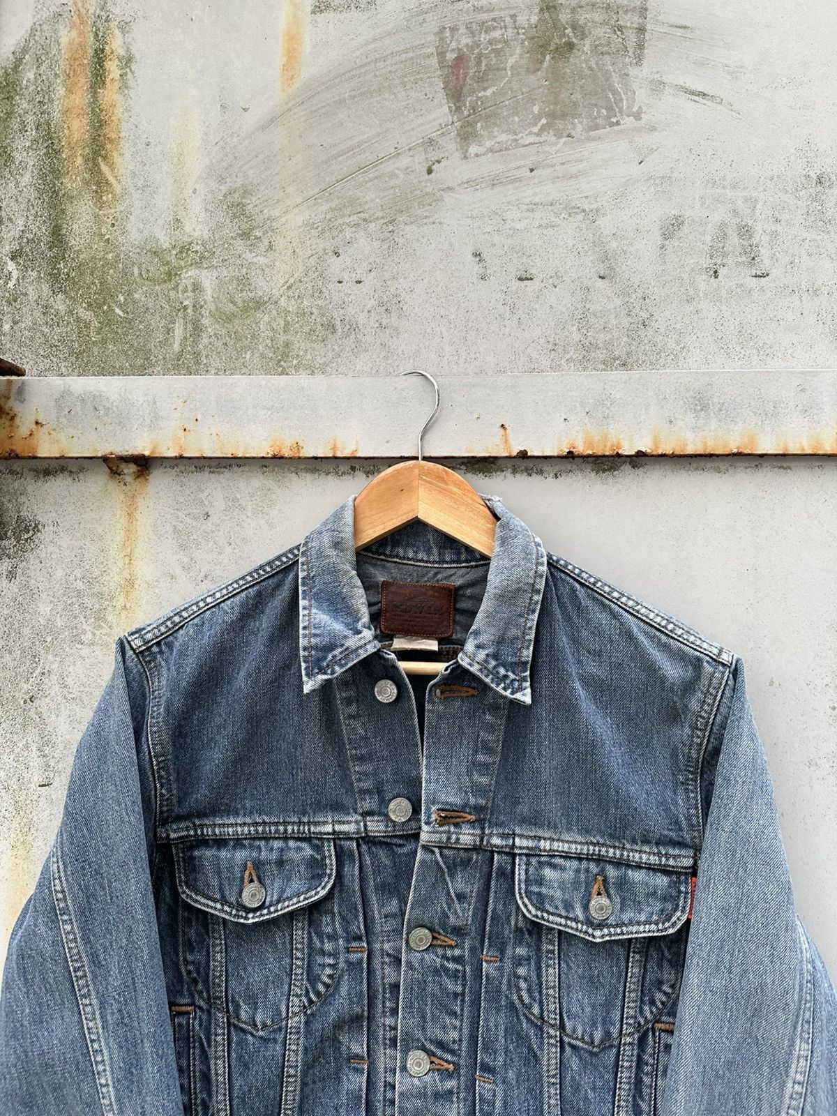 Edwin 👹Vintage Edwin Trucker Jacket (Woman) Size US S / EU 44-46 / 1 - 4 Thumbnail