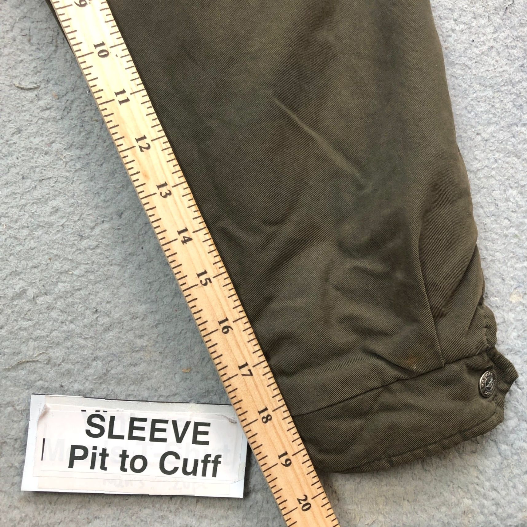 Dockers Dockers Bomber Jacket Mens XLT Green Full Zip Pockets Fleece Lined Long Sleeve Baggy Tall & Long Size US XL / EU 56 / 4 - 7 Thumbnail