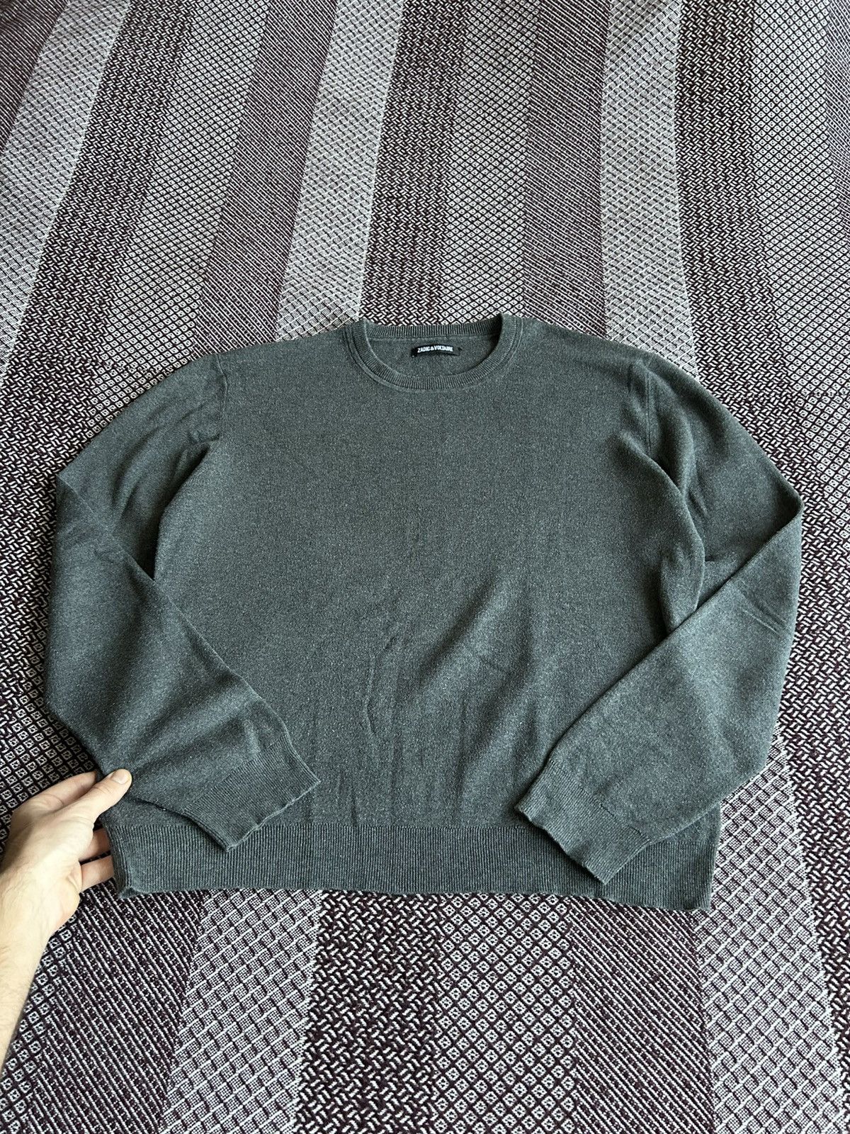 Zadig & Voltaire Zadig & Voltaire Kennedy CO Luxury Sweater Solid Style Sz L Size US L / EU 52-54 / 3 - 5 Thumbnail