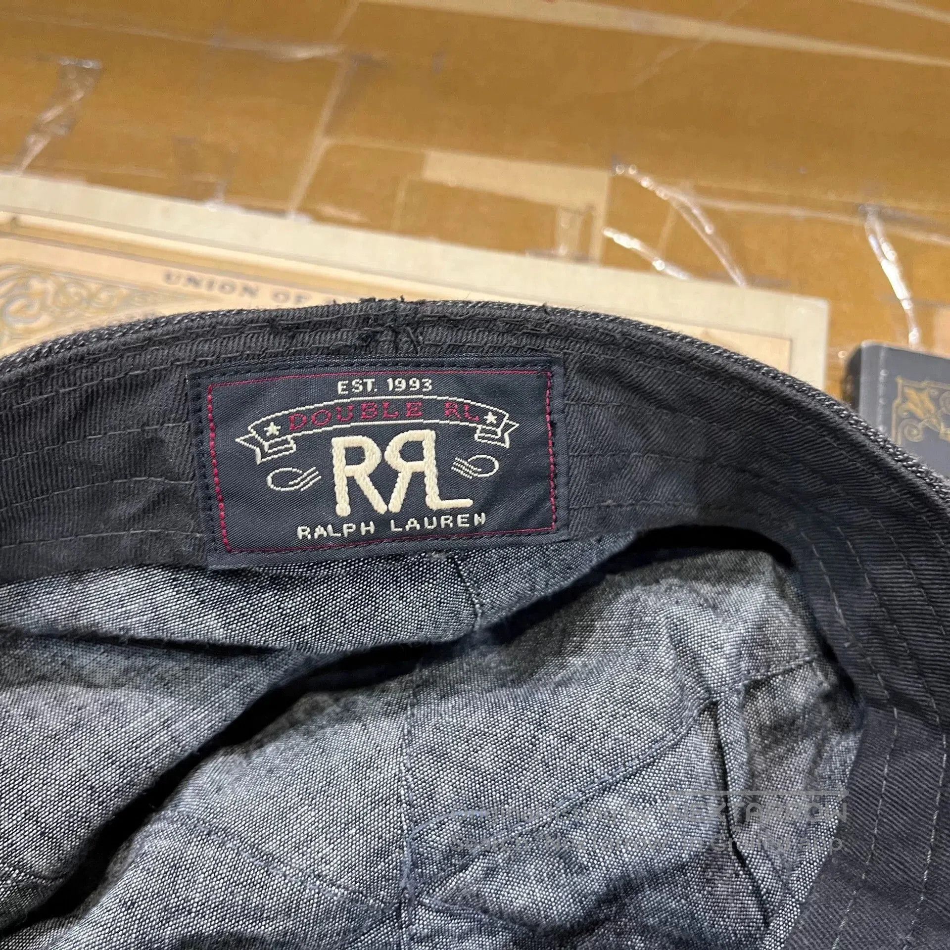 RRL Ralph Lauren rrl newsboy cap in dark gray. Size ONE SIZE - 7 Thumbnail