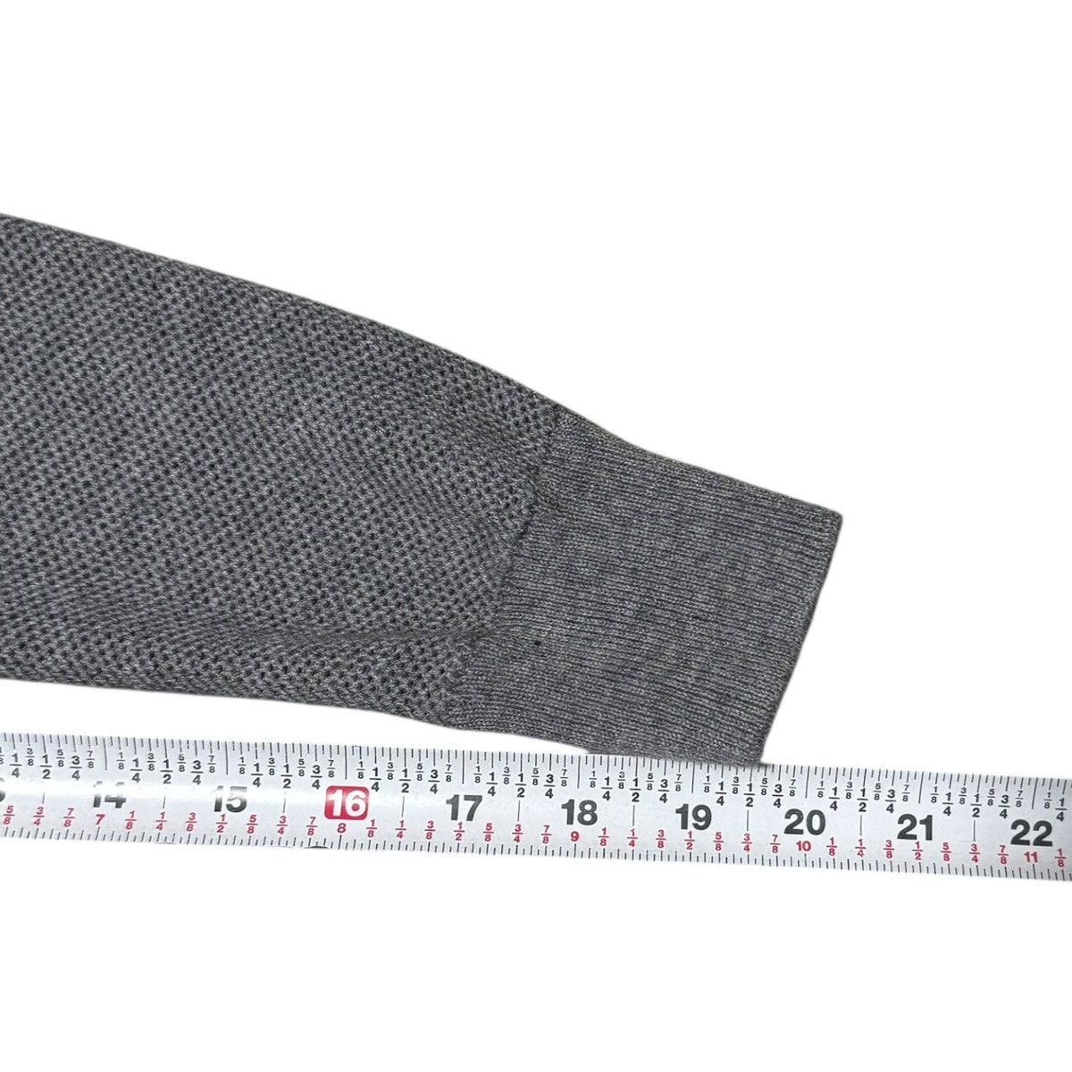 Peter Millar PETER MILLAR Dover Pocketed Quarter-Zip Sweater Gray Small Size US S / EU 44-46 / 1 - 8 Thumbnail