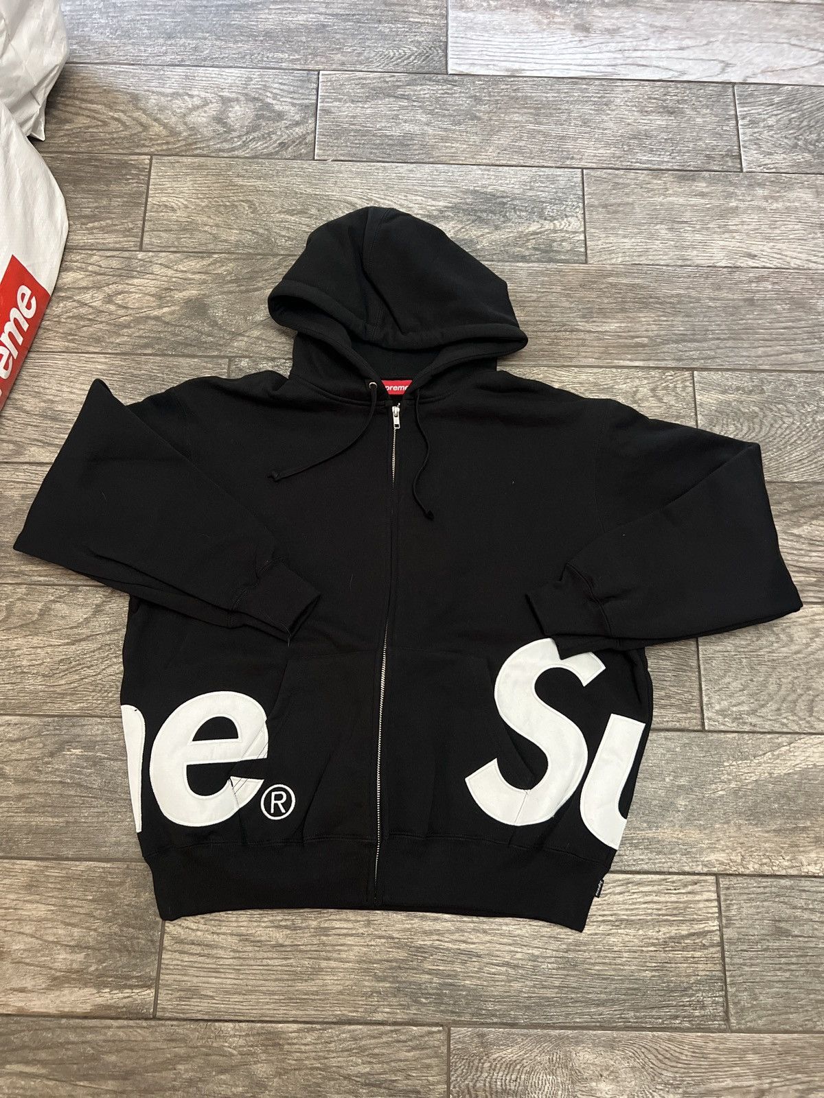 Supreme Supreme Hooded Zip Up Thermal Leopard Size Medium