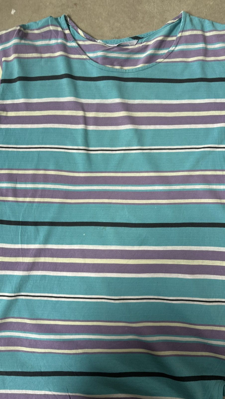 Engineered Garments VINTAGE ENGINEERED GARMENTS STRIPES TEE Size US M / EU 48-50 / 2 - 2 Thumbnail
