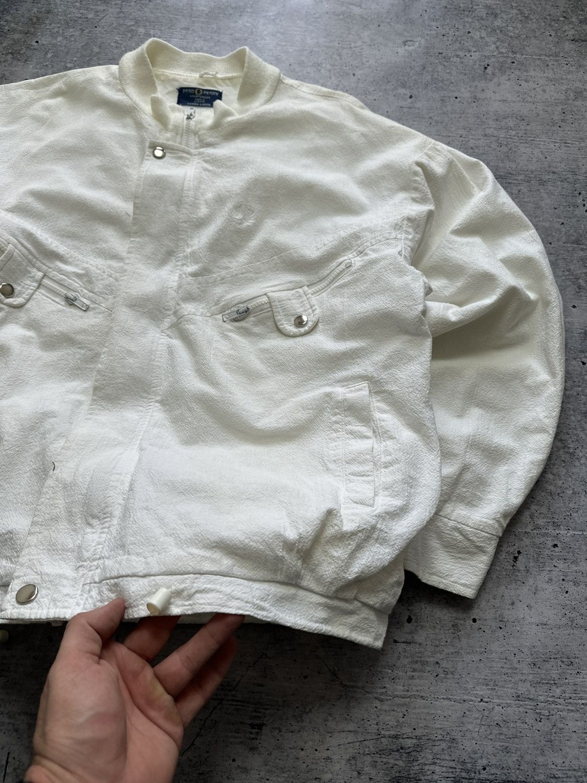 Fred Perry Vintage 90s Fred Perry Y2K Casual Windbreaker Jacket Size US L / EU 52-54 / 3 - 7 Thumbnail