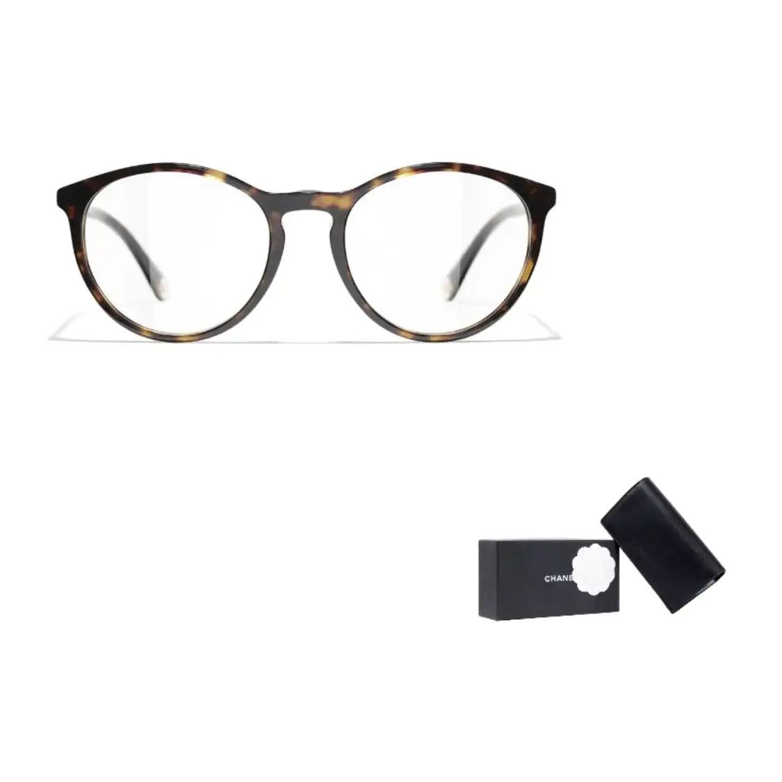 Chanel CHANEL 5352-A 714/S5 TORTOISE CHAIN ARMS EYEGLASSES 59-16