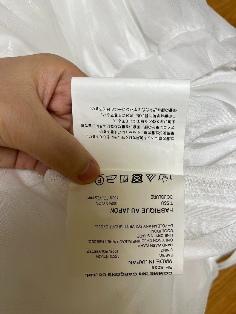 Comme des Garcons Comme Des Garcons size XS White half-length puffy gauze sk Size 24" / US 00 / IT 34 - 6 Thumbnail